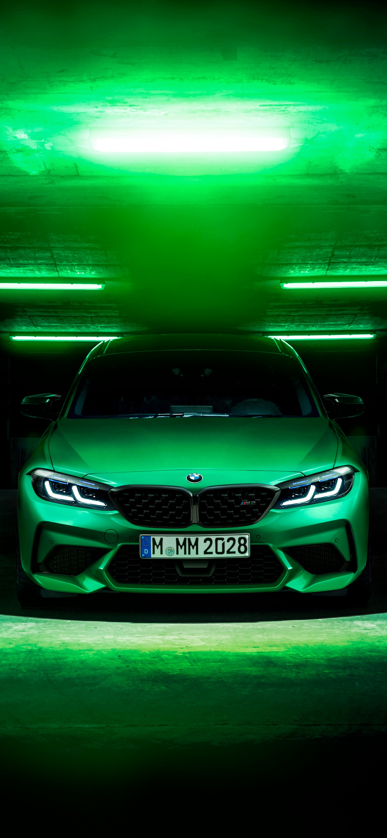 Bmw M2 Wallpaper 4k Green Dark Background Cars 4095