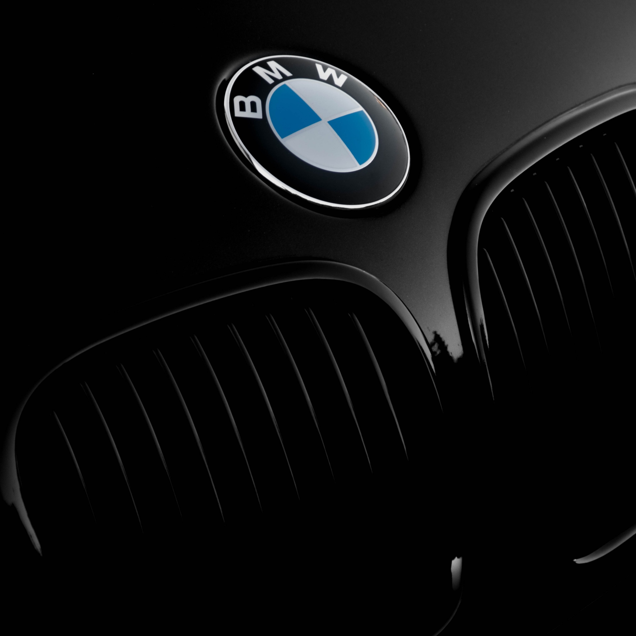 BMW Z3 Wallpaper 4K, BMW logo, Black cars, Black/Dark, #3306