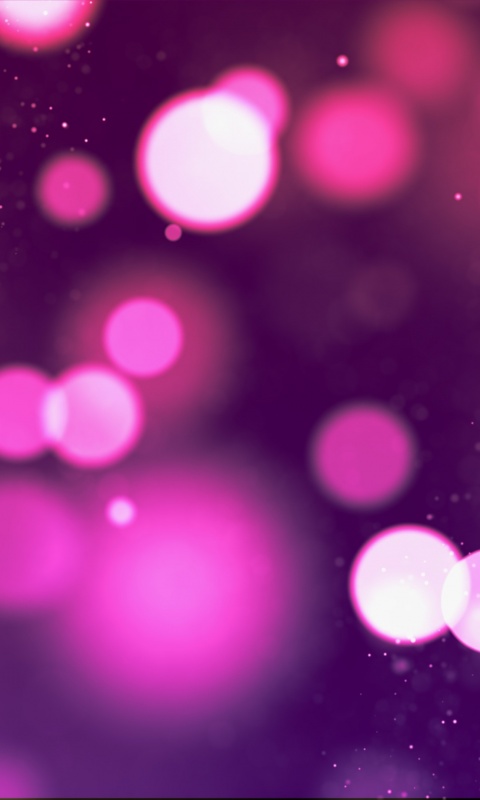 Bokeh Wallpaper 4K, Purple, Pink, Sparkles