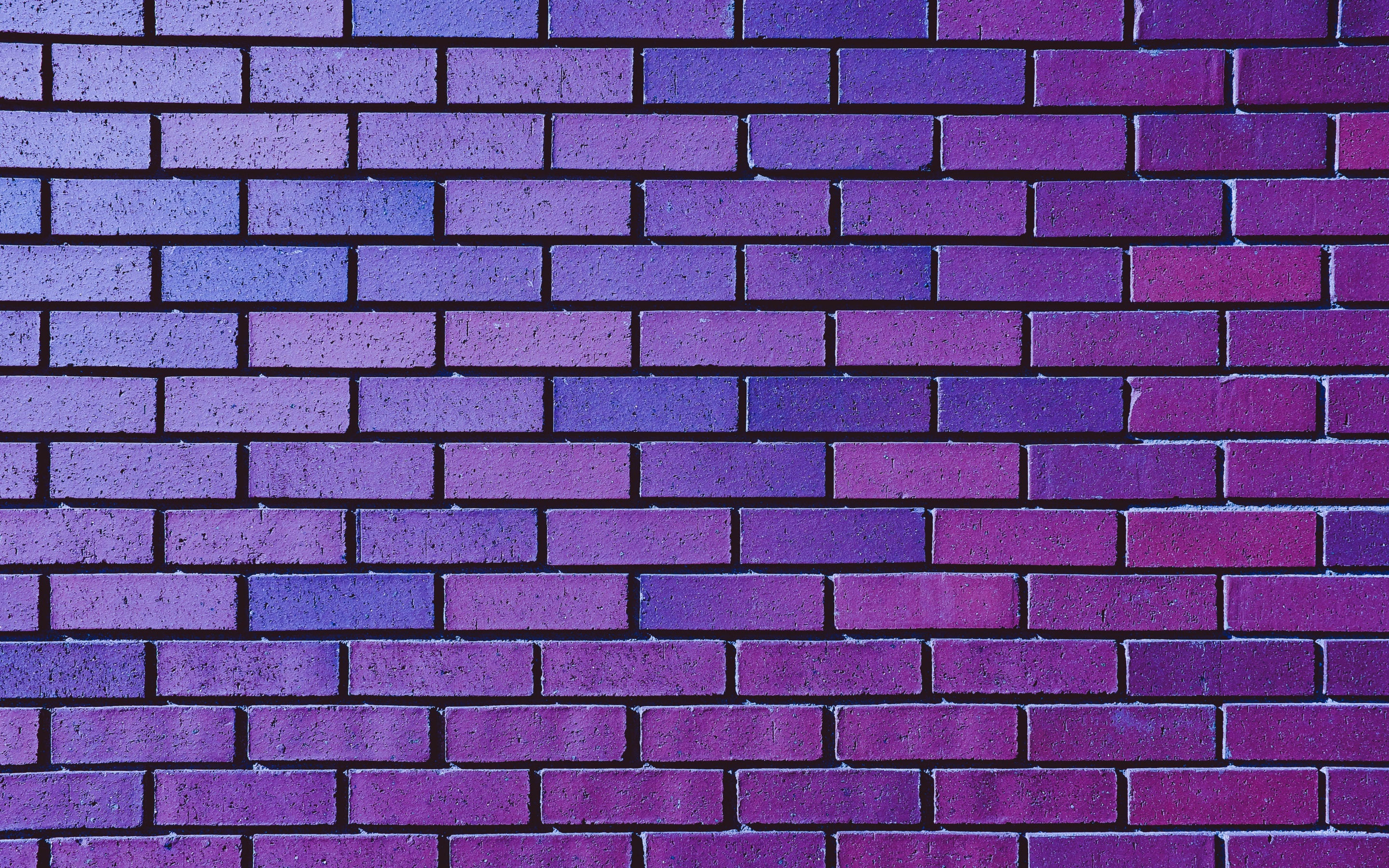 Brick wall Wallpaper 4K, Purple, Violet, Bricks, Photography, #2547