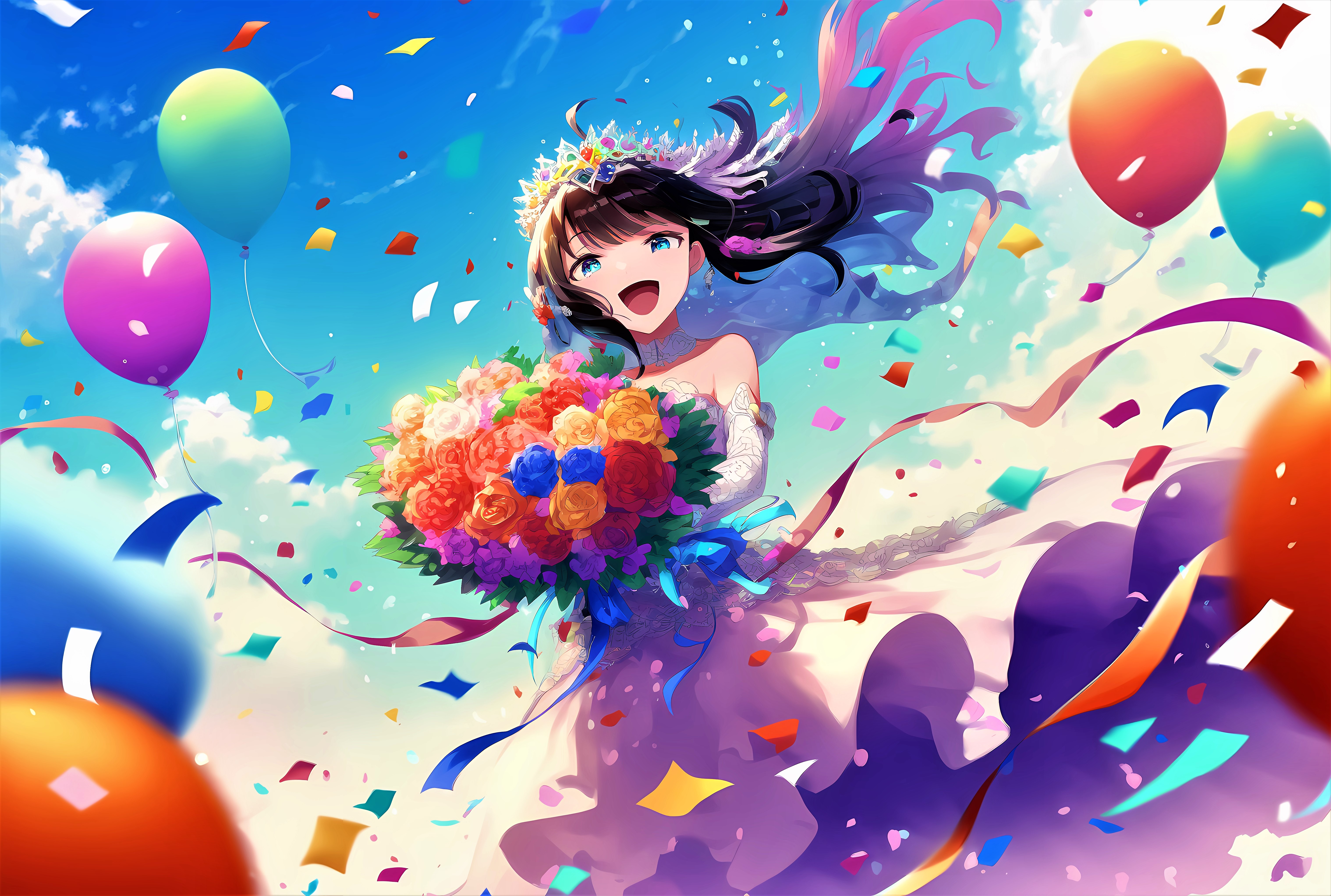 Bride anime Wallpaper 4K, Cute anime, Anime girl, Anime, #9801