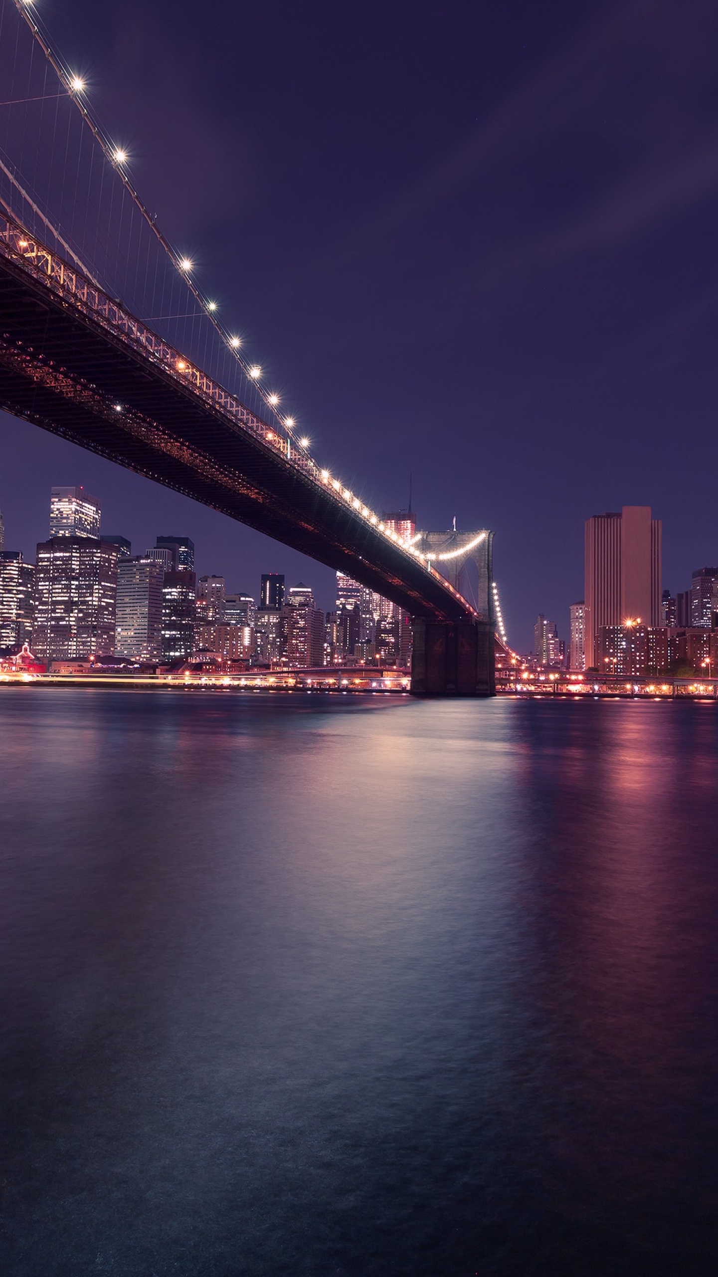 Brooklyn Bridge at Night Ultra Background HD wallpaper  Pxfuel