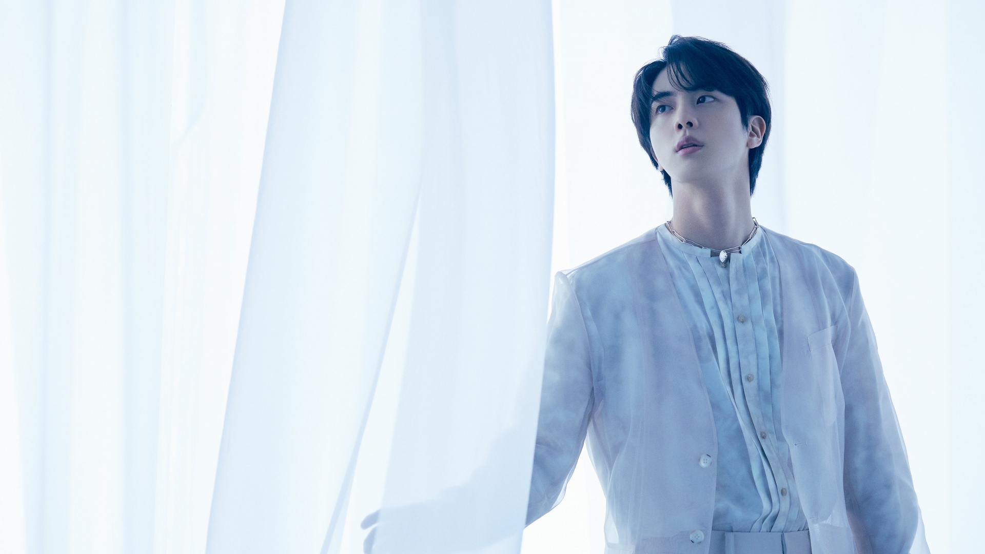Bts jin white aesthetic Wallpapers Download