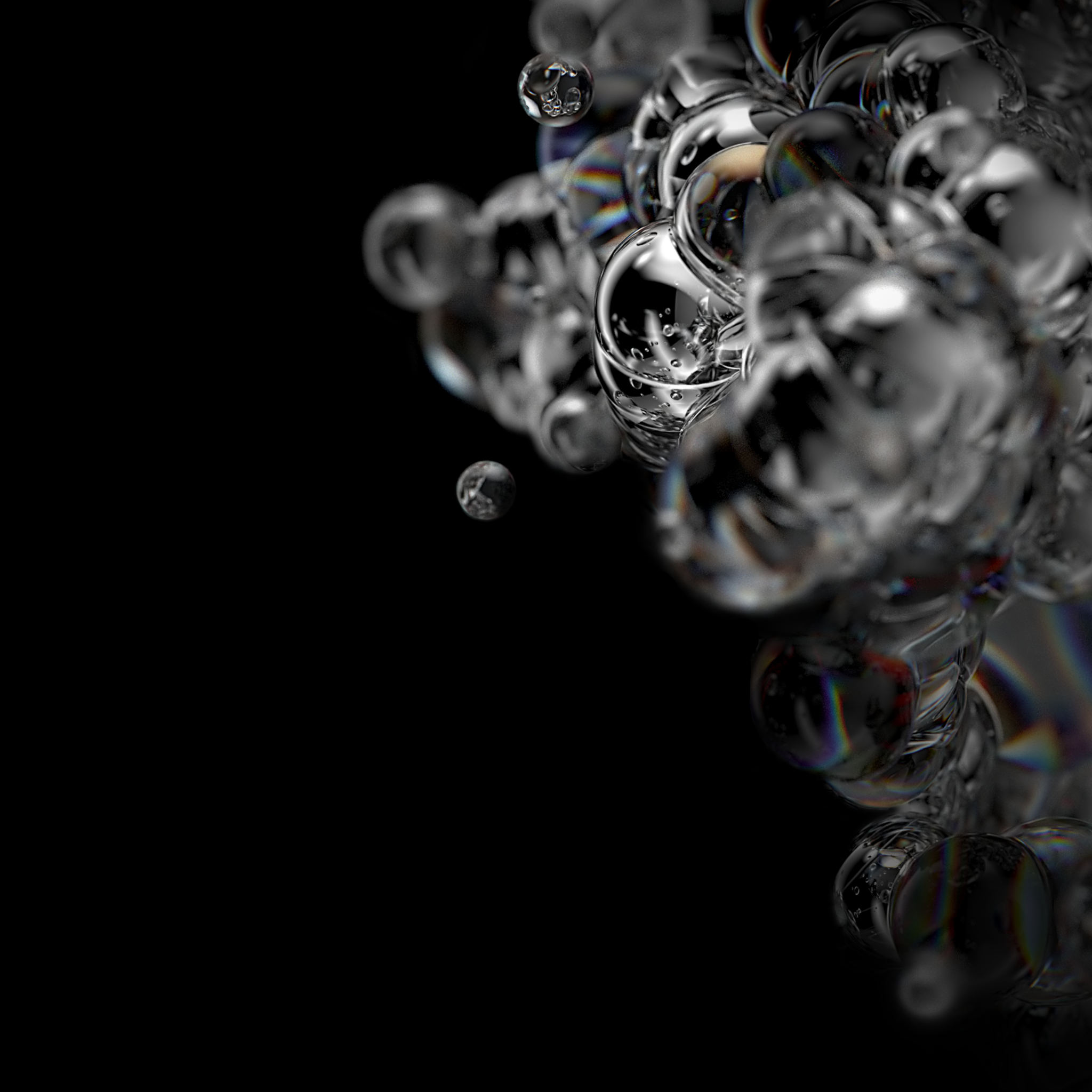Bubbles Wallpaper 4K, Liquid, Photography, #815