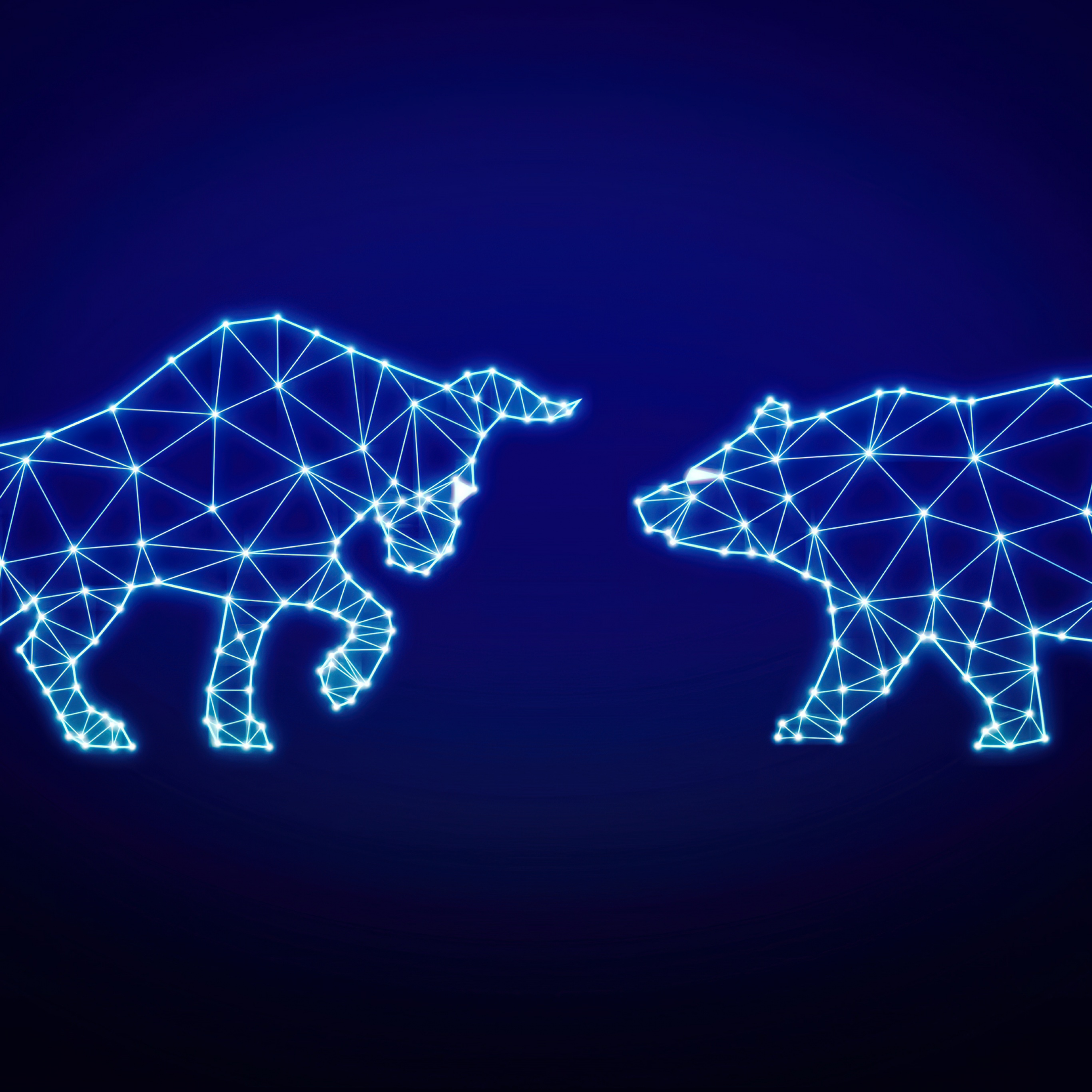 Bull Market vs Bear Market Trading 4K Wallpaper