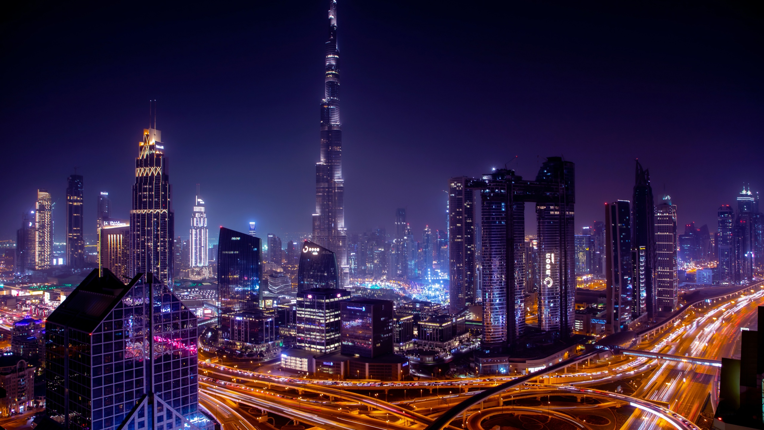 Burj Khalifa Wallpaper 4K, Dubai City Skyline, World, #6548