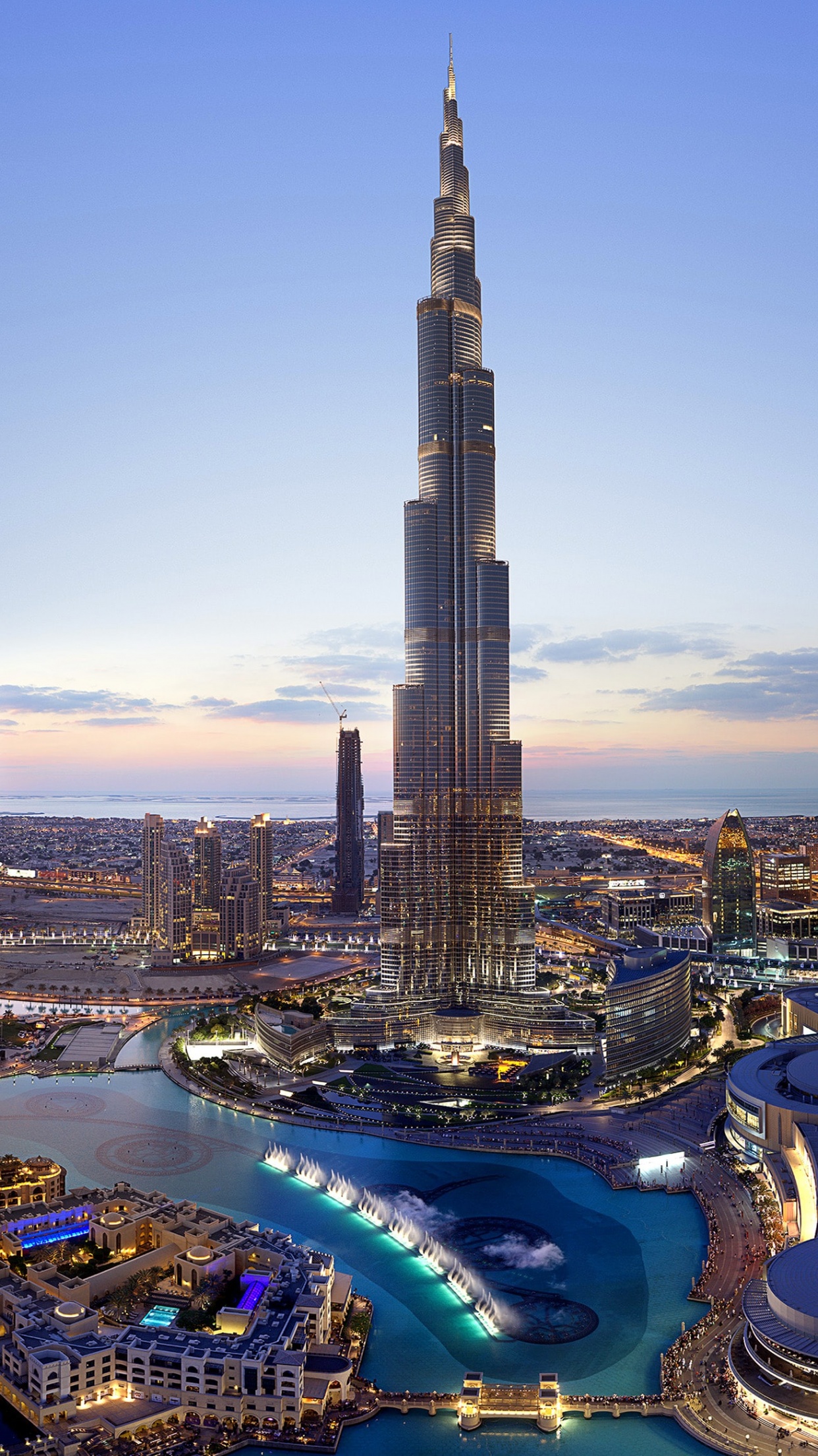 Dubai Wallpaper 4K, Cityscape, Skyline, Aerial view