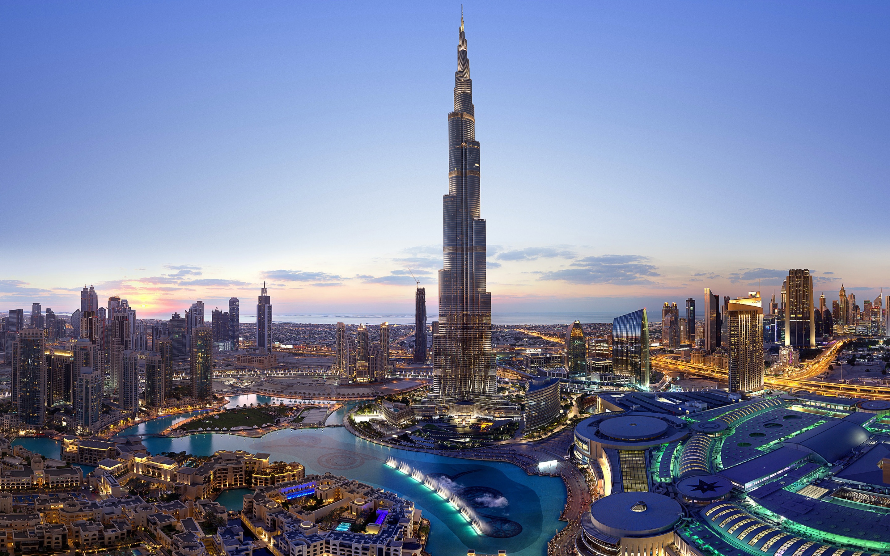 Burj Khalifa 4K Wallpaper, Dubai, Cityscape, Skyscrapers ...