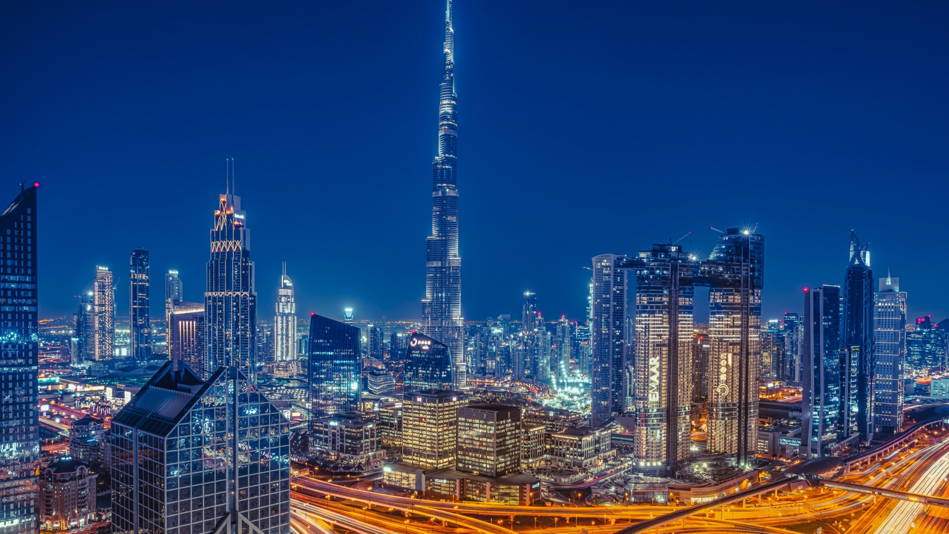 Burj Khalifa 4K Wallpaper, Dubai, Skyscraper, Cityscape, Skyline