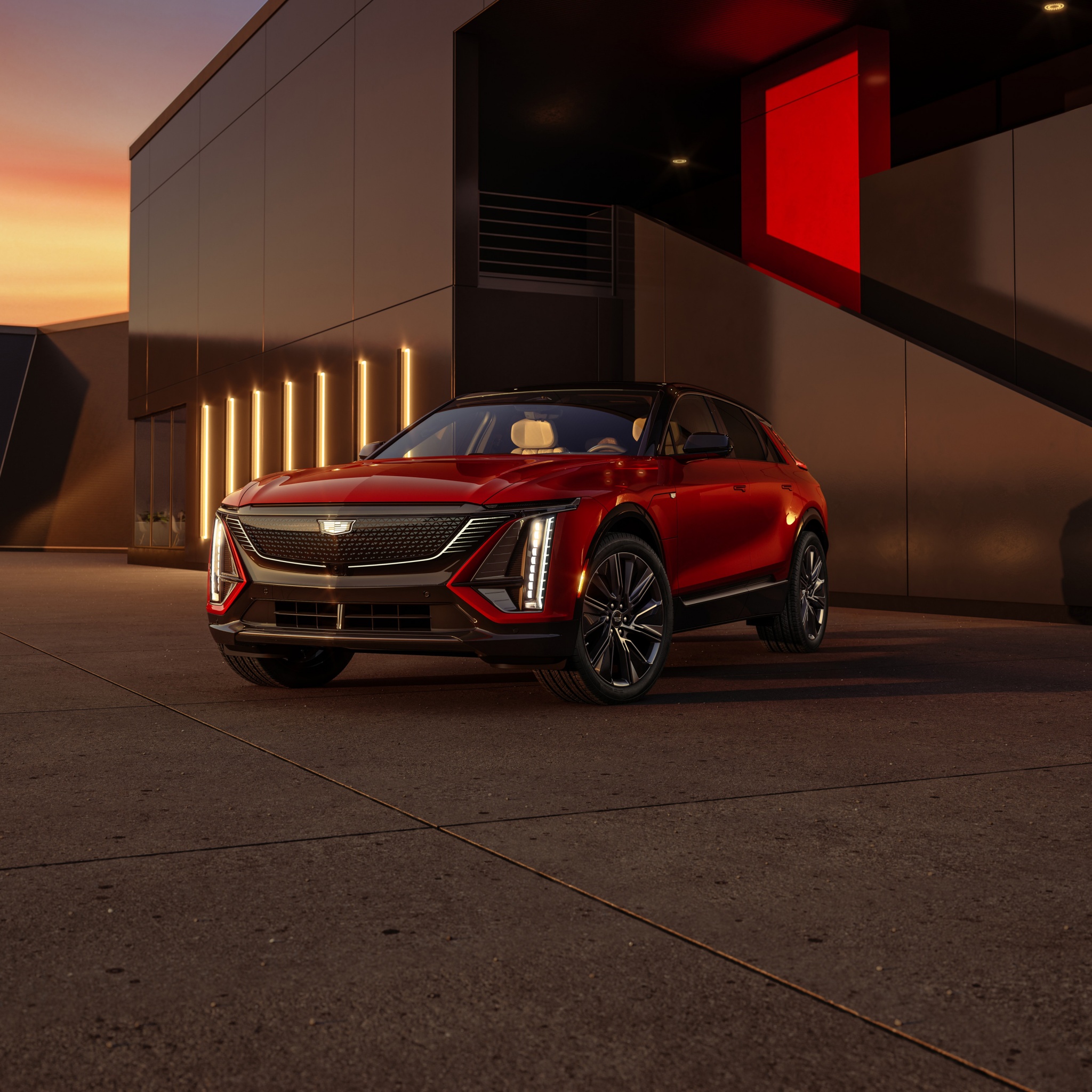 Cadillac Lyriq Sport Wallpaper 4K, Electric SUV, 2024