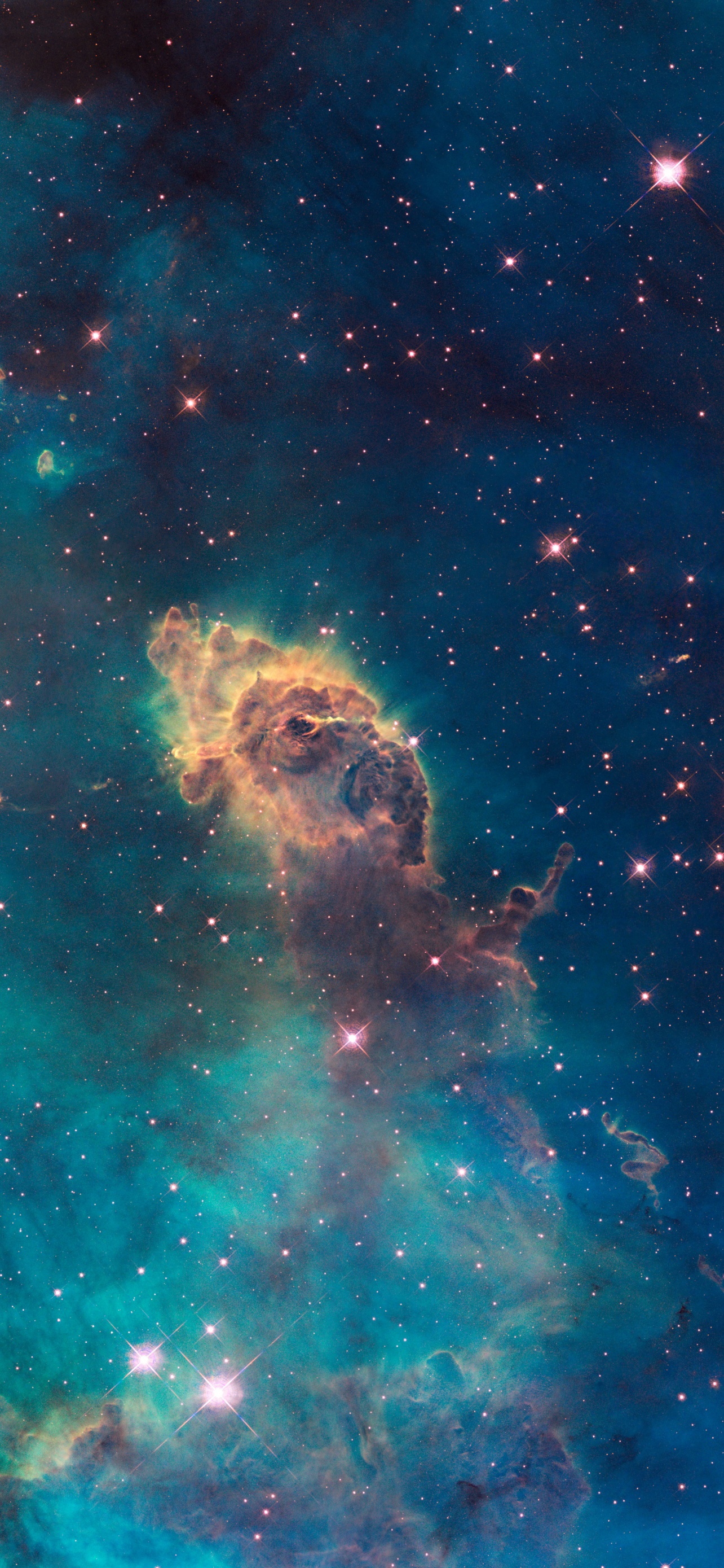 Carina Nebula Wallpaper 4K, Stellar jet, Space, #7828