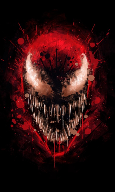 Carnage Wallpaper 4k, Dc Comics, Black Background, 5k