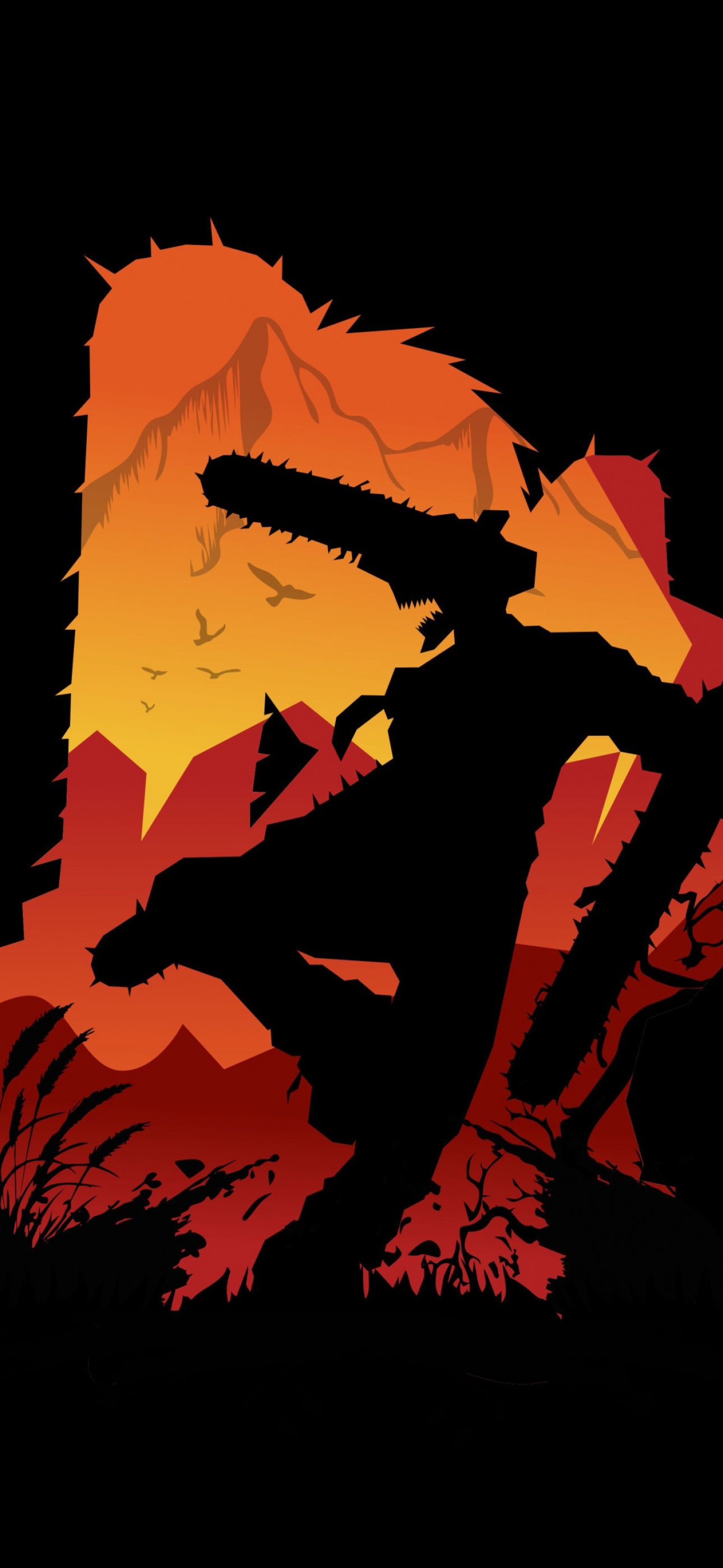 Denji Wallpaper 4K, Devil Hunter, Chainsaw Man, #8958