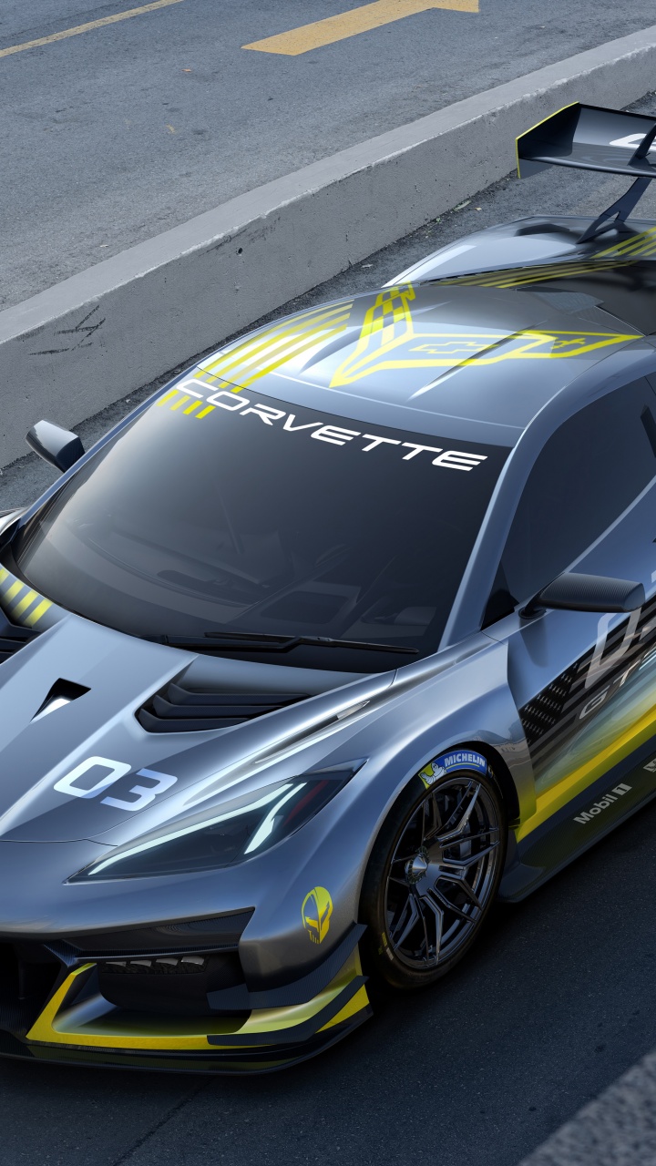 Chevrolet Corvette Z06 GT3 R Wallpaper 4K, Race cars, 5K