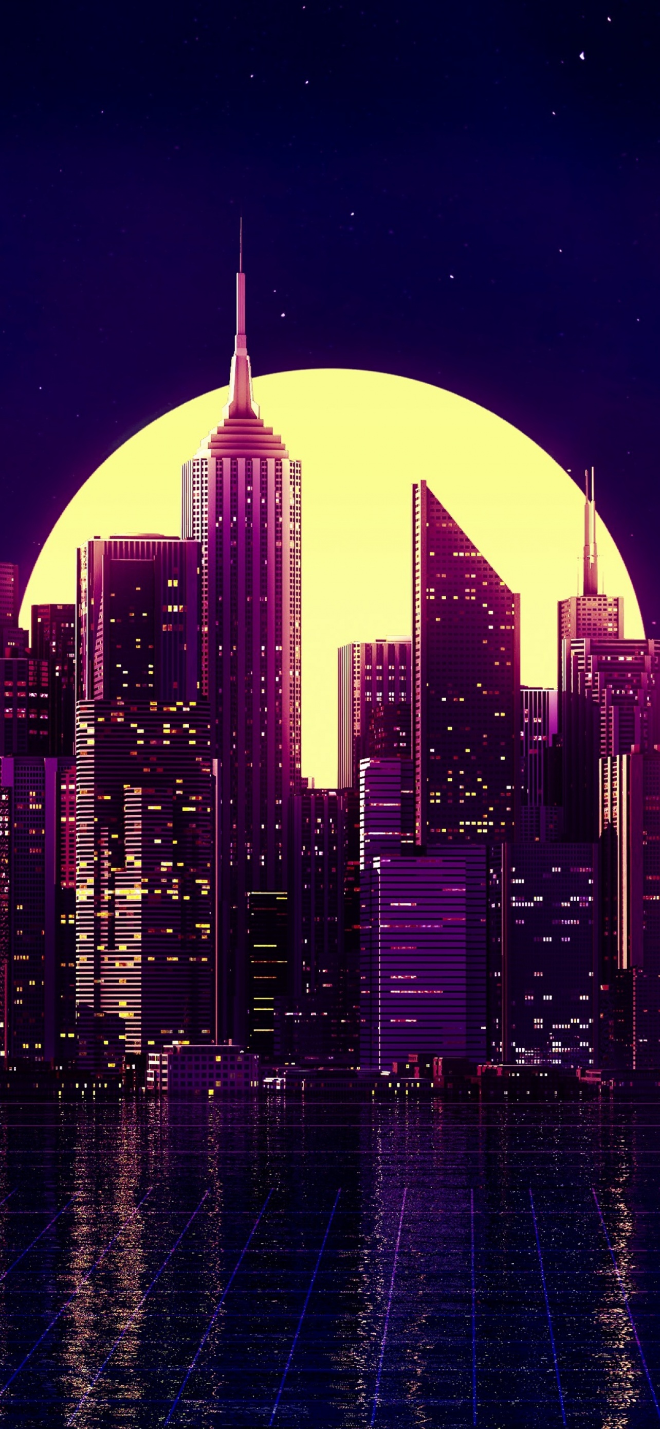 Synthwave Wallpaper by NeonOverdrive on DeviantArt