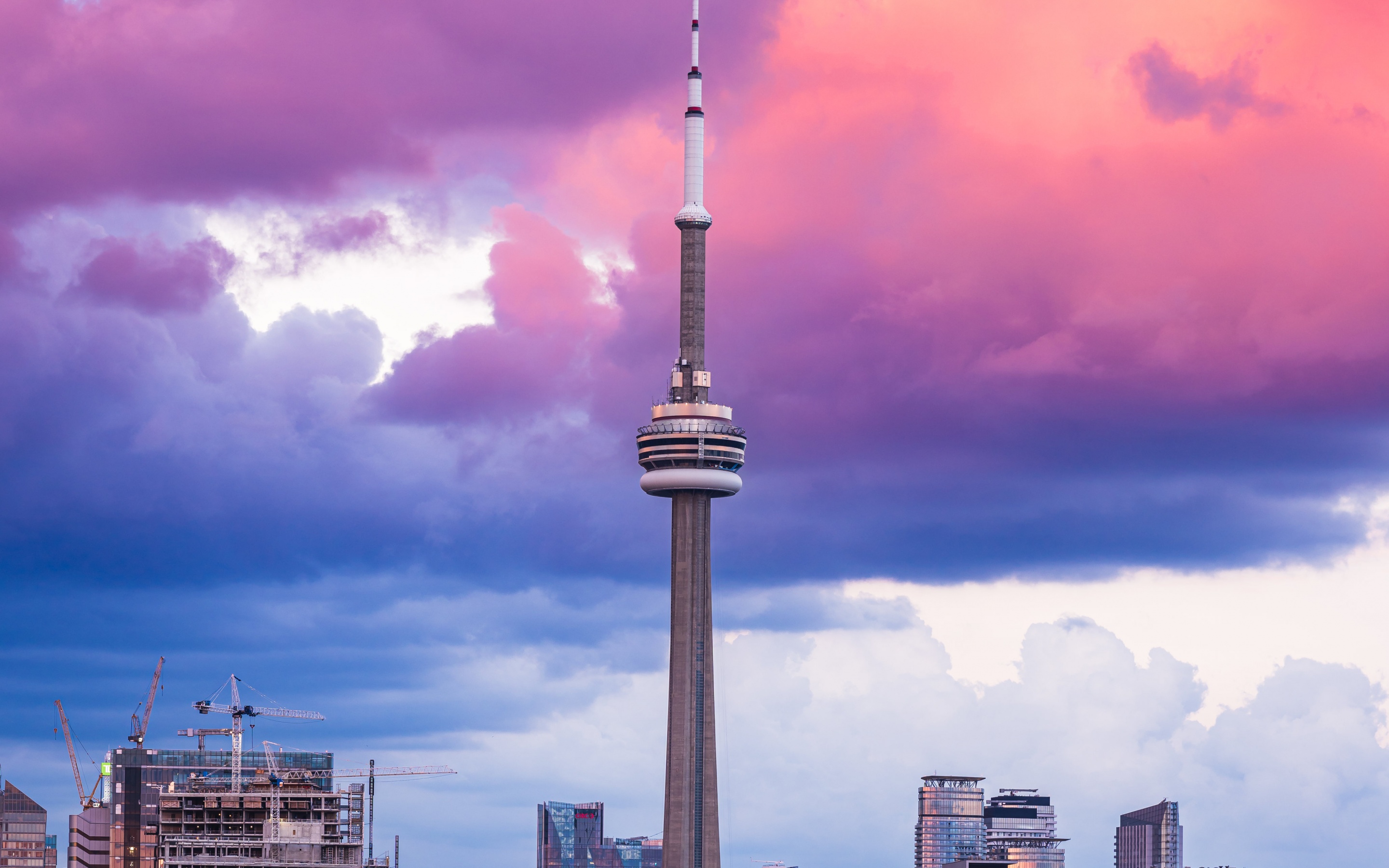 Premium Photo  Vertical shot of the cn tower under a stormy sky in toronto  canada
