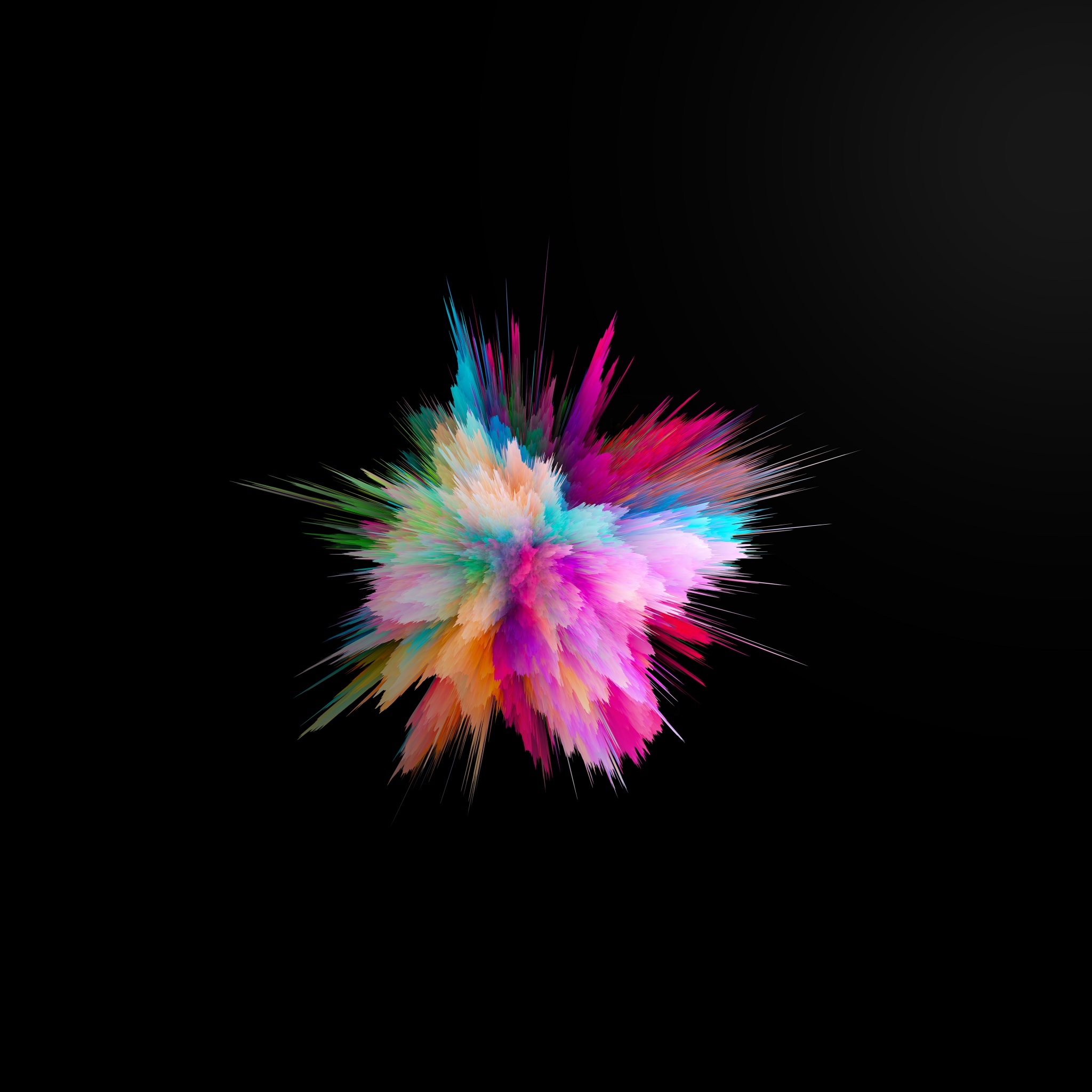 Color burst Wallpaper 4K, CGI, Colorful, Explosion, Cosmic, #6654