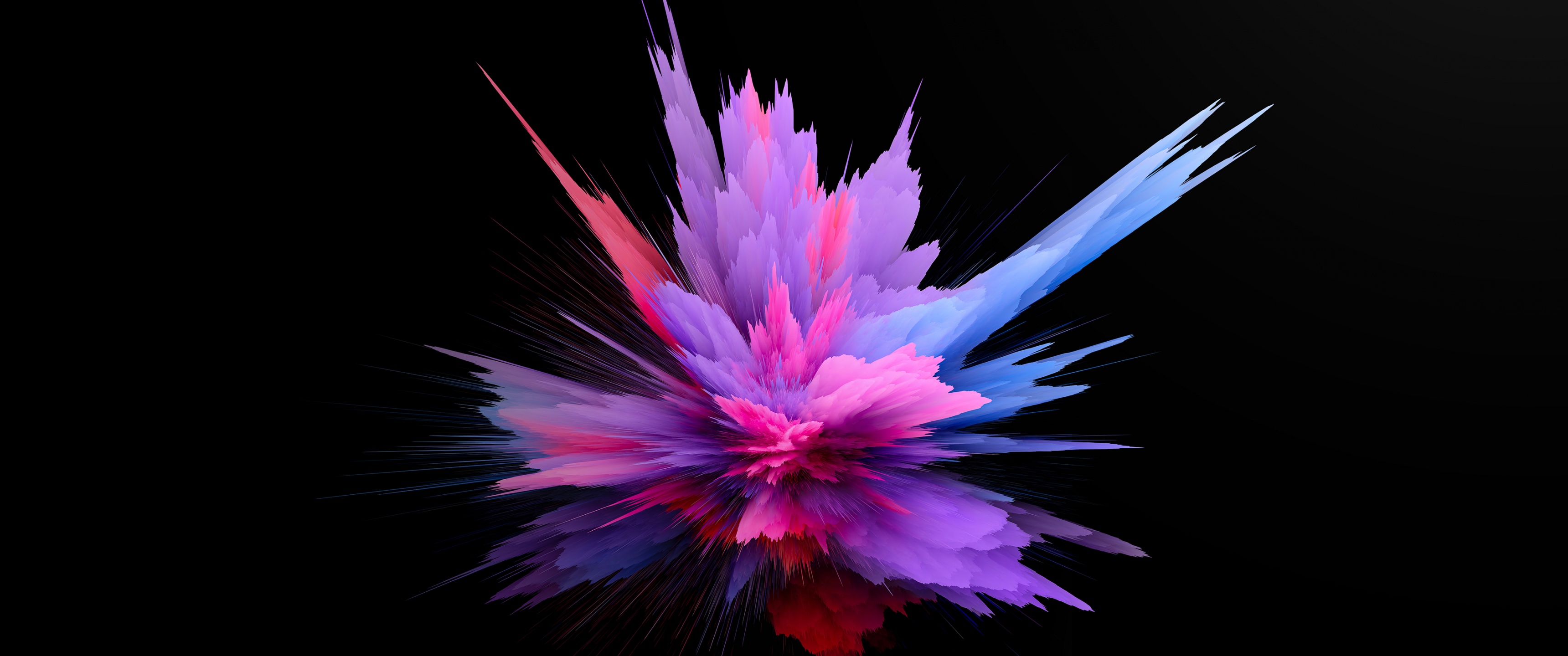 Color burst Wallpaper 4K, Colorful, Explosion, Abstract, #6671