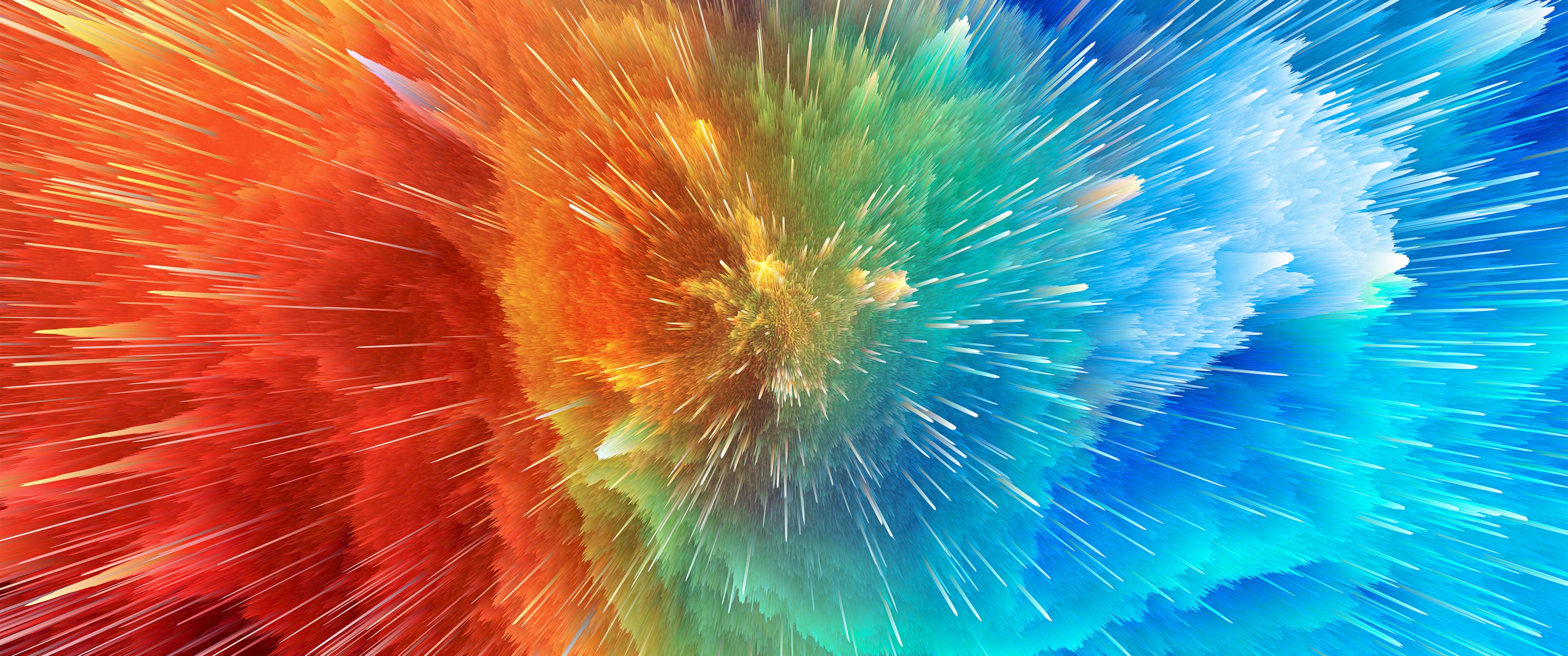 Color explosion Wallpaper 4K, Color splash, Beautiful, Abstract, #8422