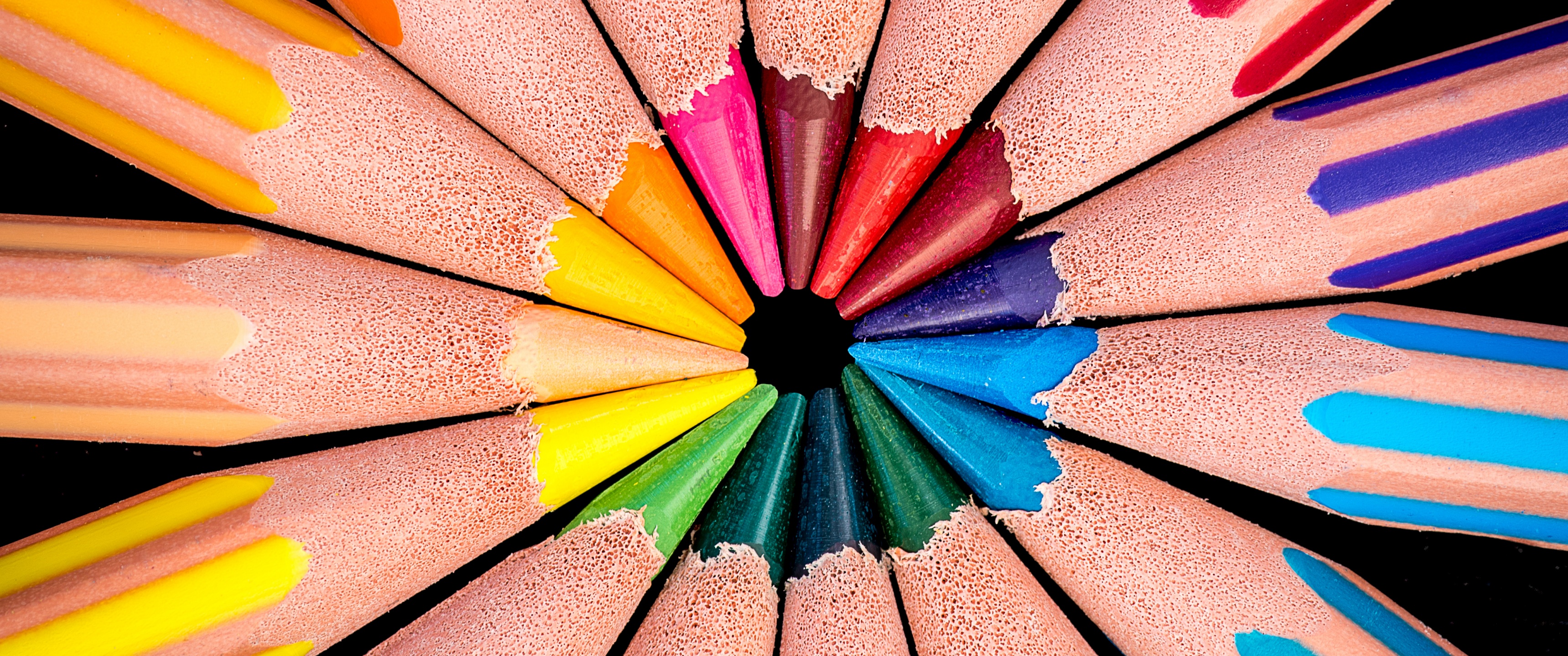 Color pencils Wallpaper 4K, Multicolor, AMOLED, Photography, #5490