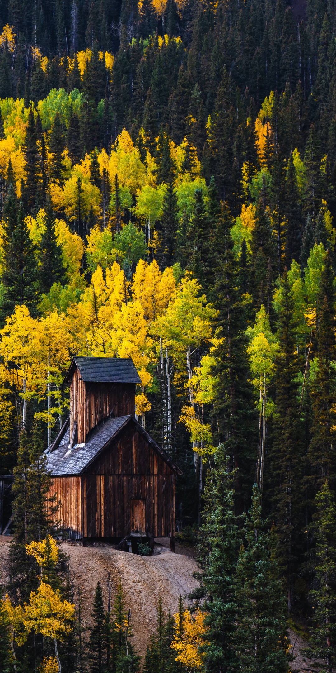 Colorado Boy Mine Wallpaper 4K, Wooden cabin, Red Mountain Pass