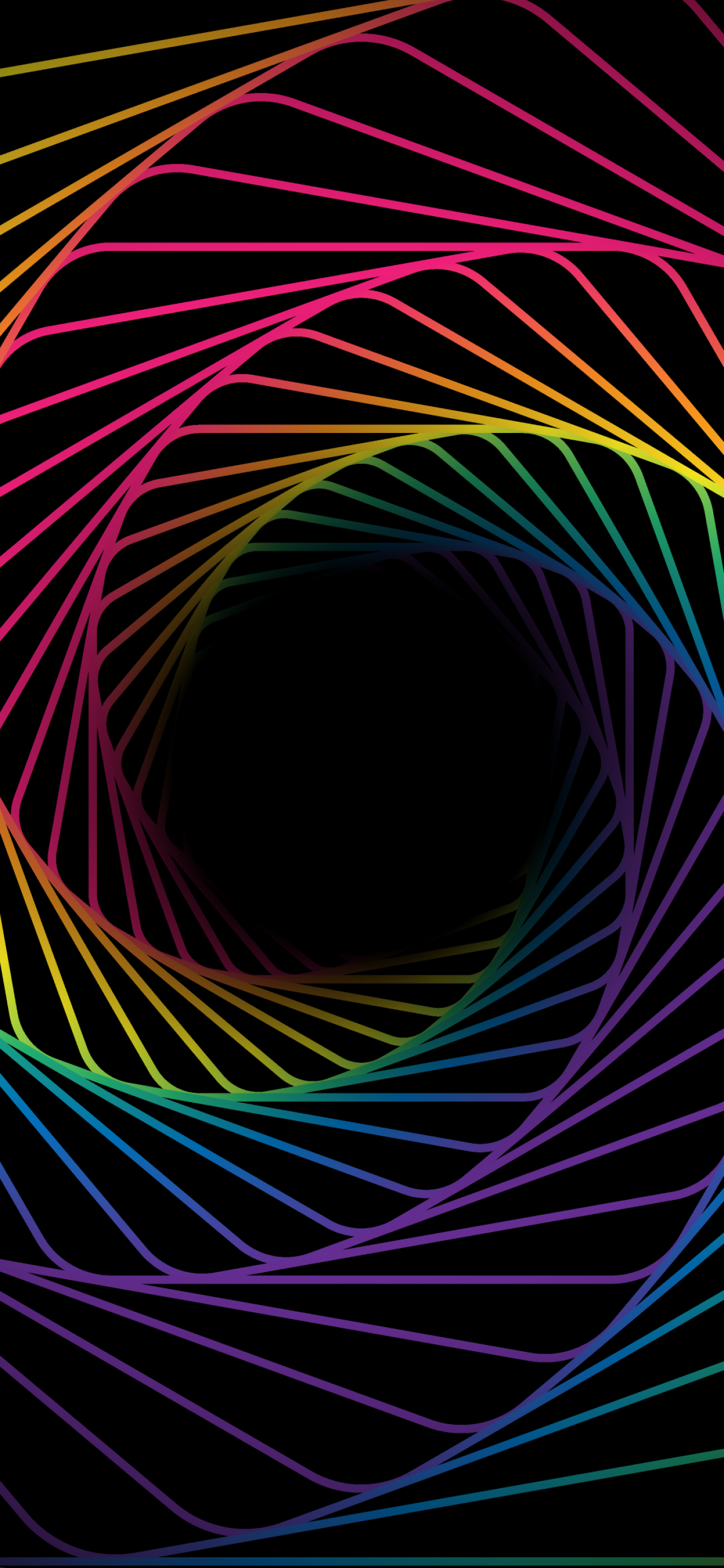 Cosmic Wallpaper 4K Rainbow Swirl Spiral Abstract 4530