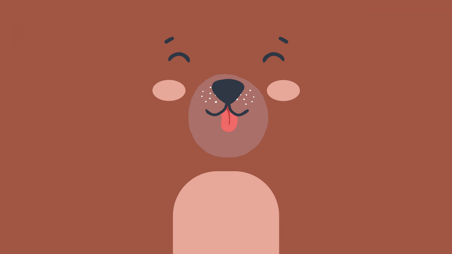 Cute Bear Wallpaper 4K, Brown aesthetic, Cute costume