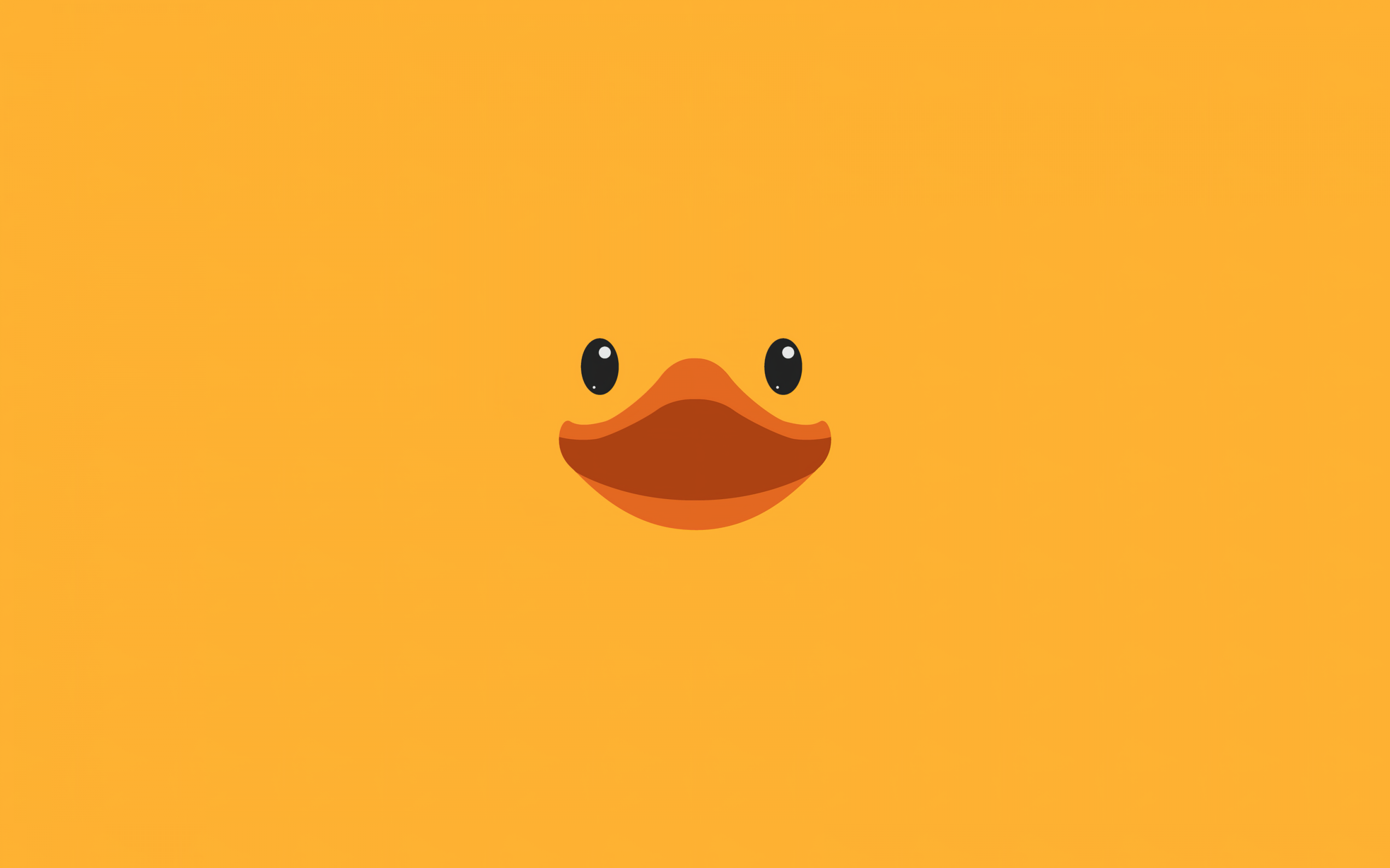 Cute duck Wallpaper 4K, Rubber Ducky Day, Duck face