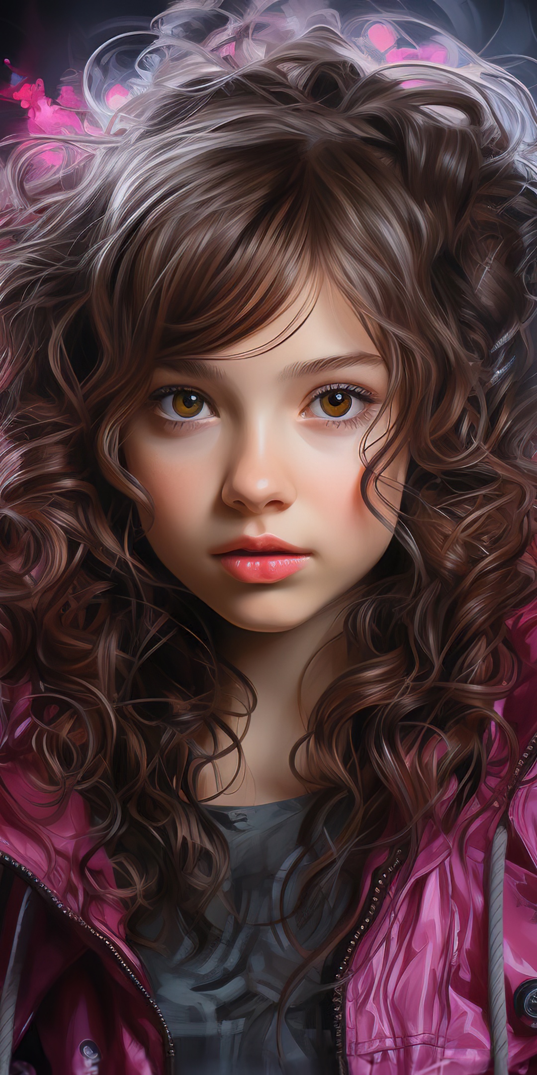 Cute Girl Wallpaper 4K, AI art, Girly backgrounds, Pretty, Girls