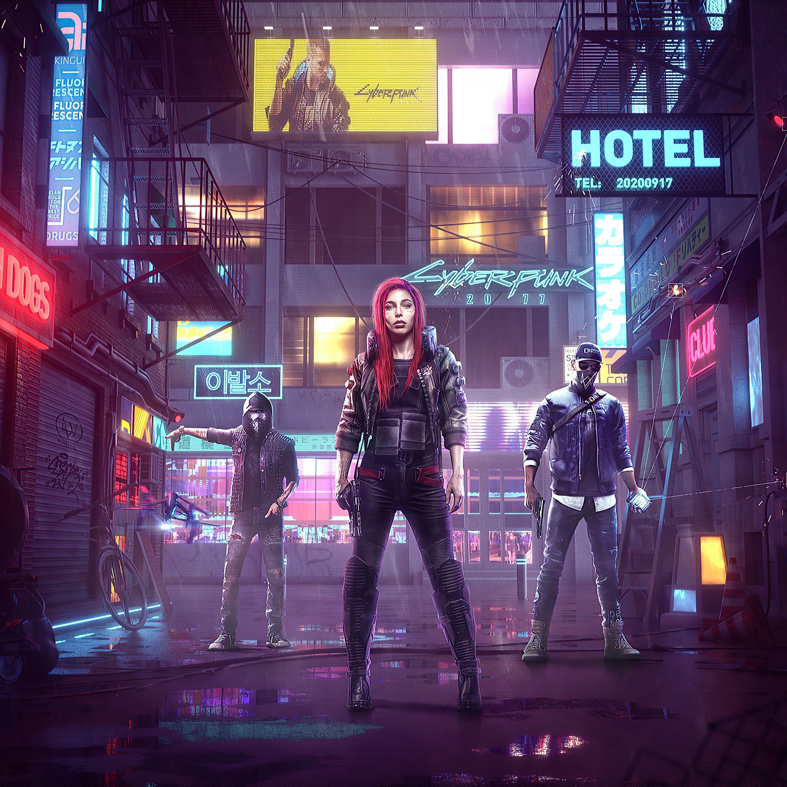 Cyberpunk 2077 Wallpaper 4K, Watch Dogs, Crossover