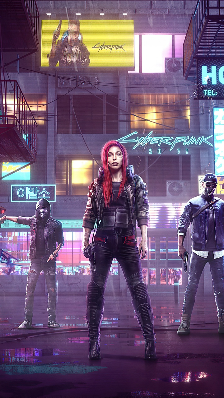 Cyber Punk, cyberpunk, game, HD phone wallpaper