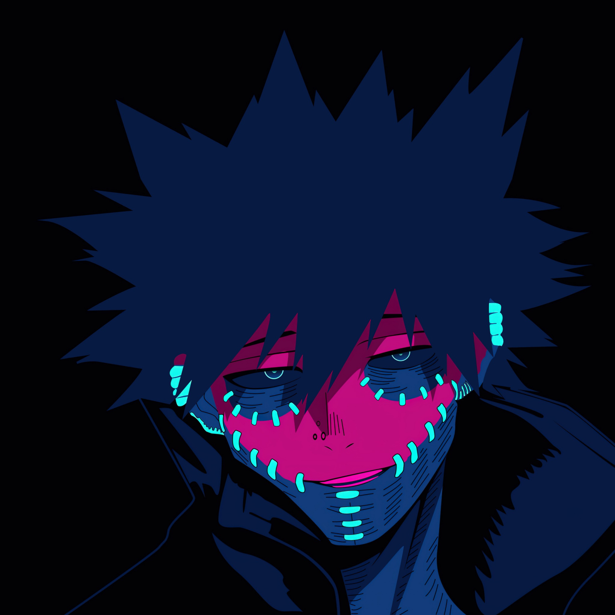 Dabi Wallpaper 4K, AMOLED, 5K, My Hero Academia