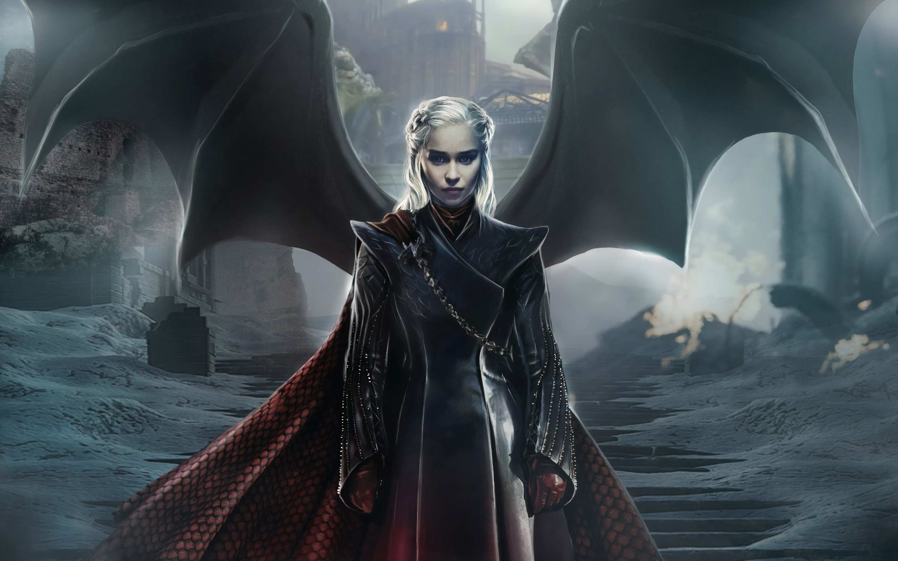Daenerys Targaryen Wallpaper 4K, Emilia Clarke, Graphics CGI, #1126