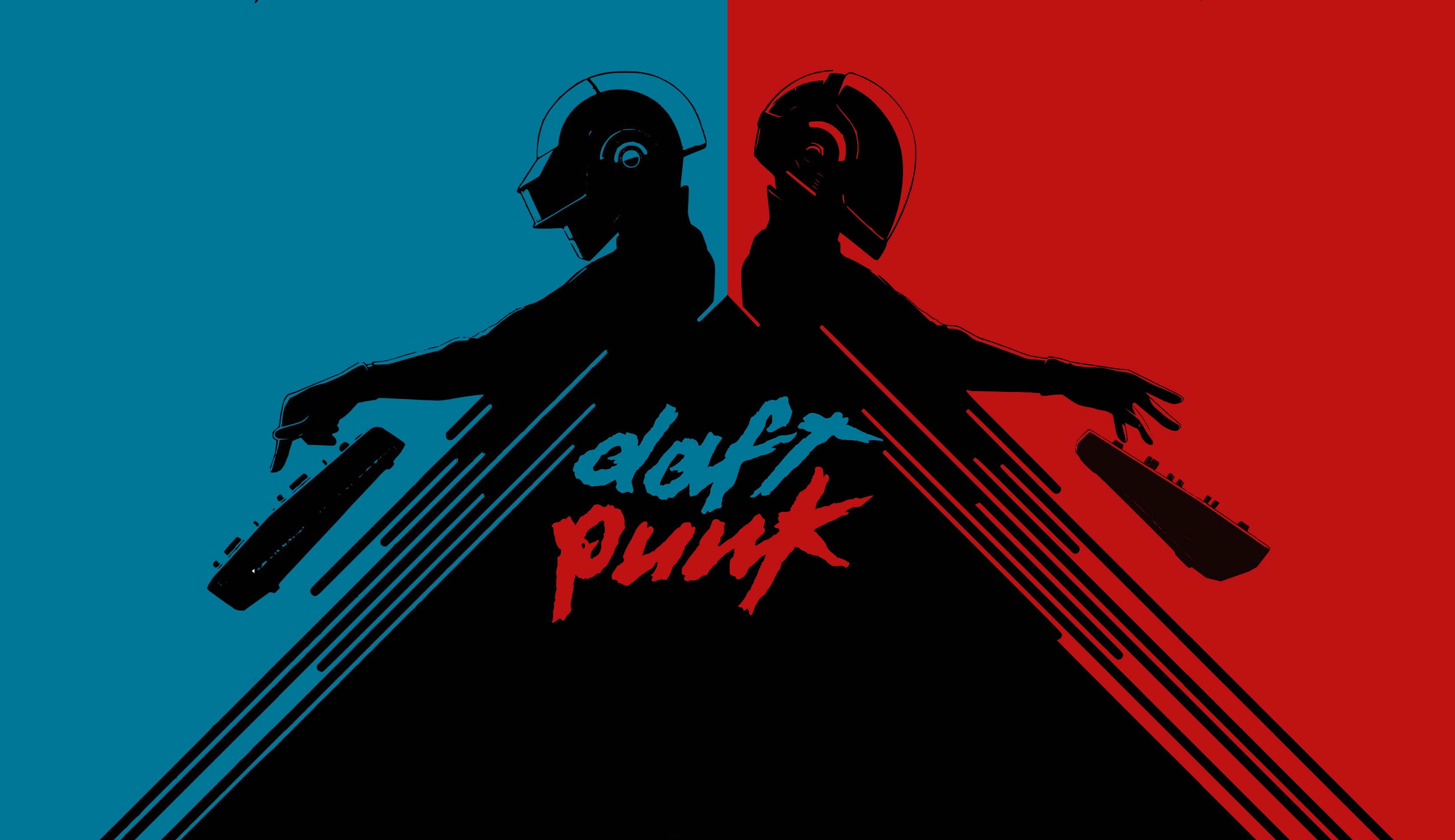 Daft Punk Wallpaper 4K Electronic music duo