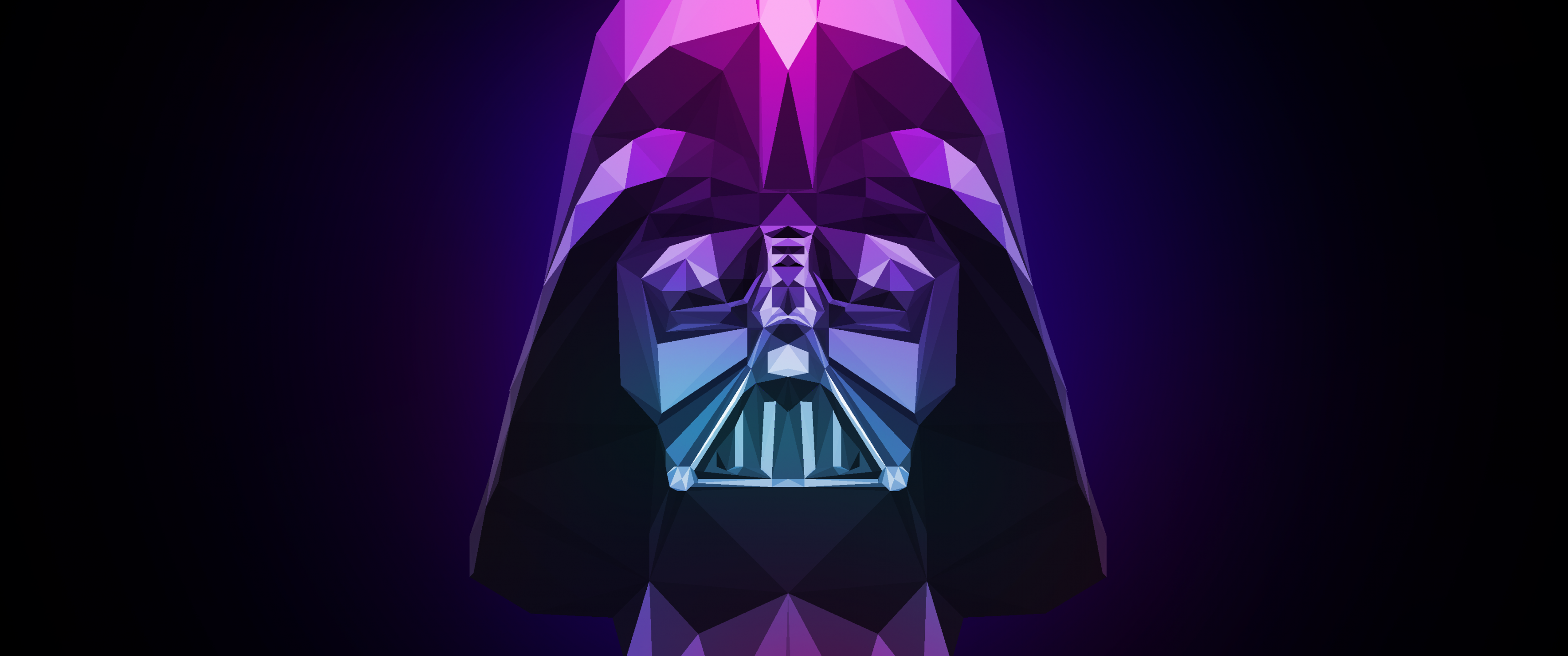 Darth Vader Wallpaper 4K, Low poly, Artwork, Graphics CGI, #4682