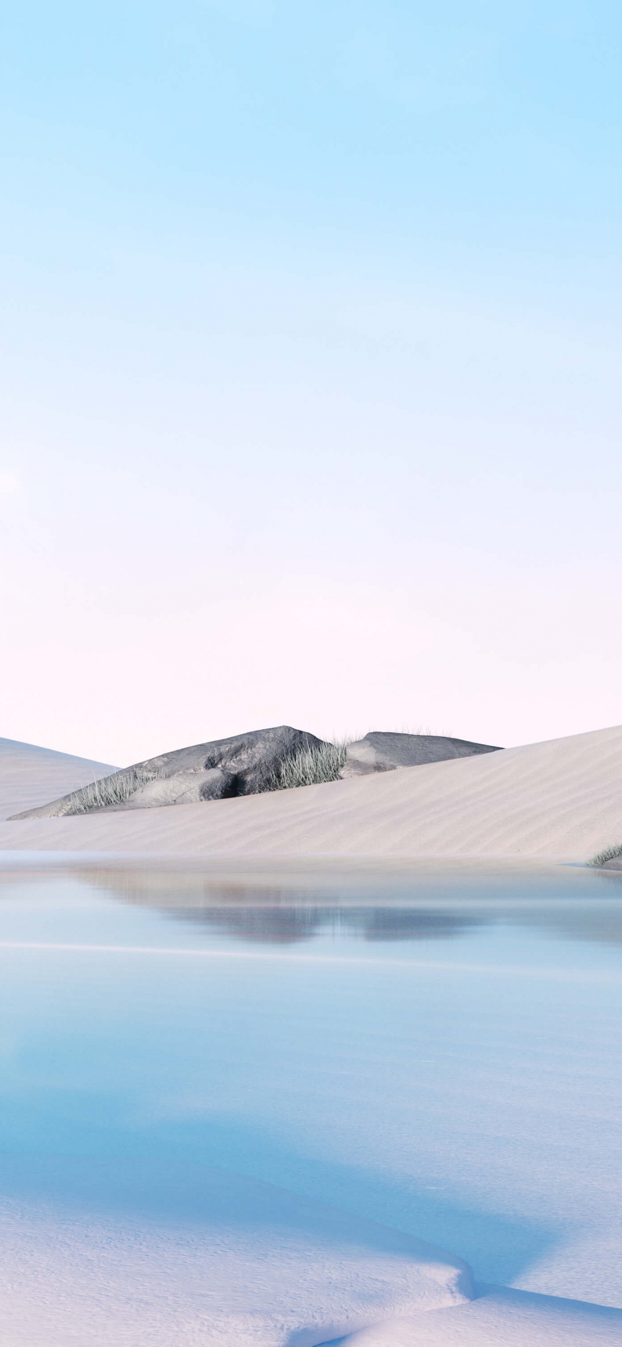 Desert Wallpaper 4K, Lake, Clear sky, Nature, #3185