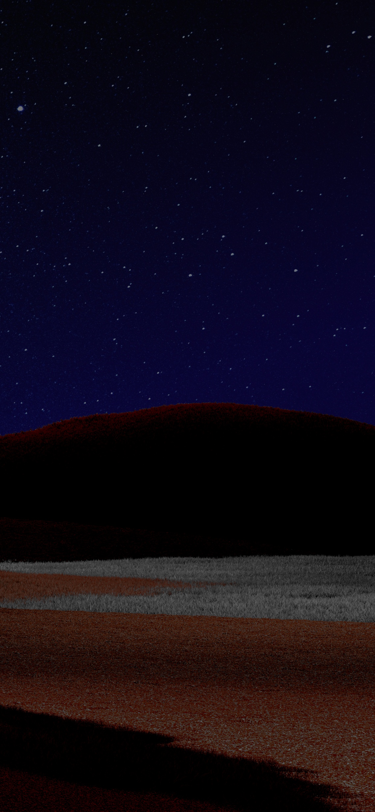 Desert Wallpaper 4K, Dark theme, Starry sky, Dark Sky