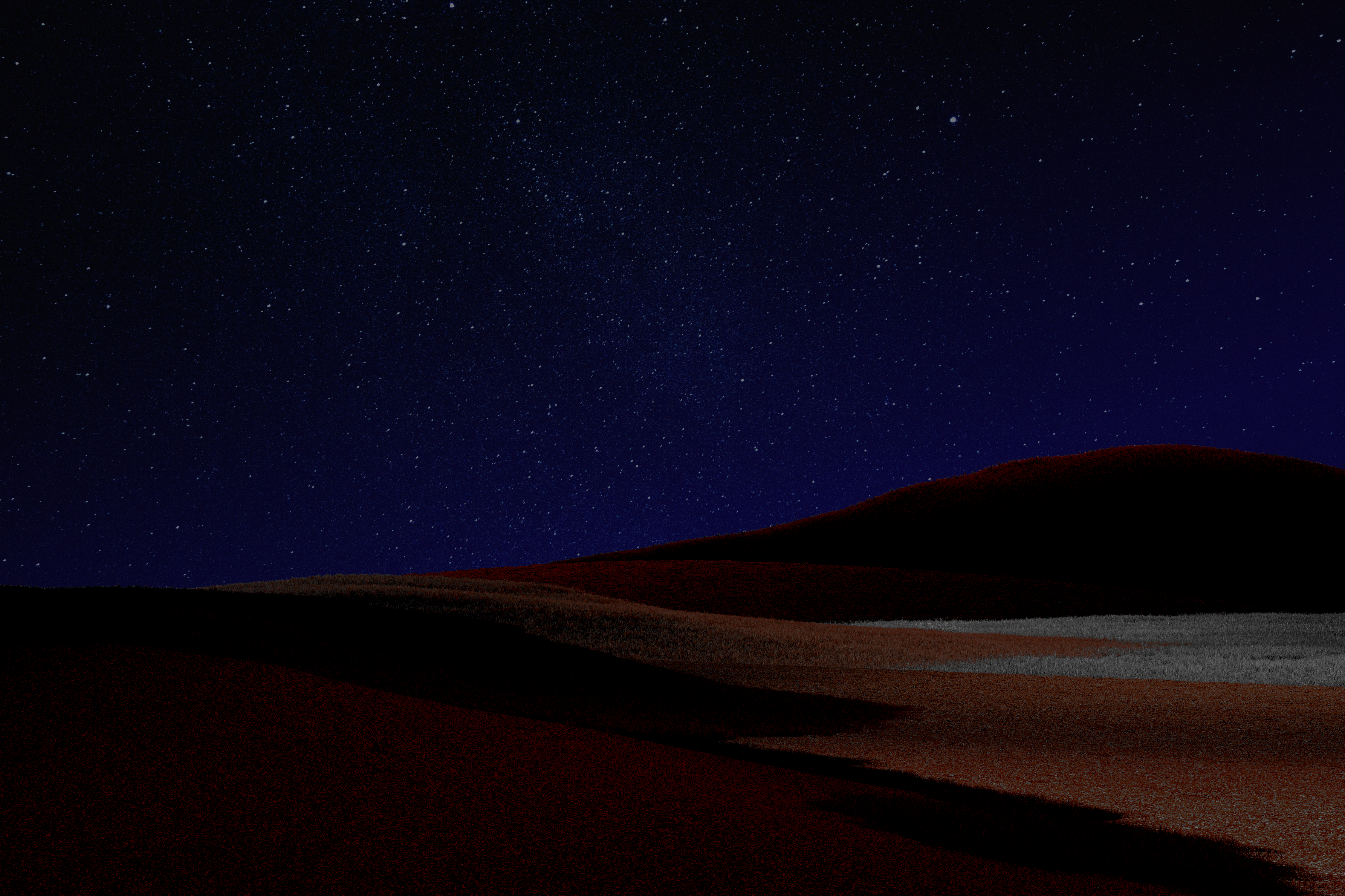 Desert Wallpaper 4K, Starry sky, Dark Sky, Nature, #3223