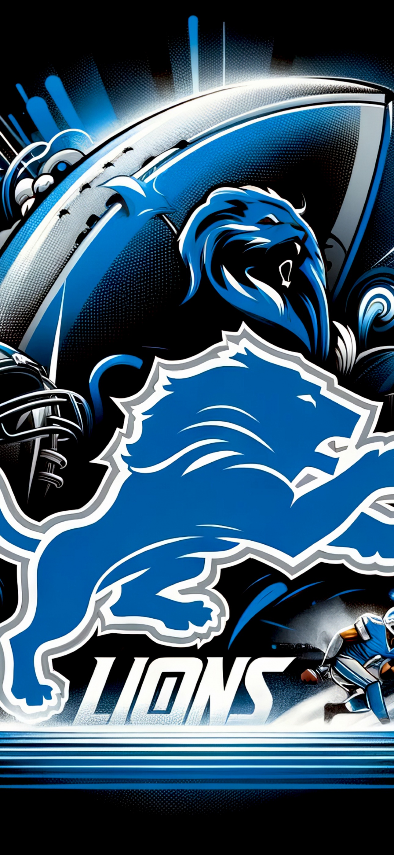 Detroit Lions Wallpaper 4K, NFL team, Super Bowl, Soccer