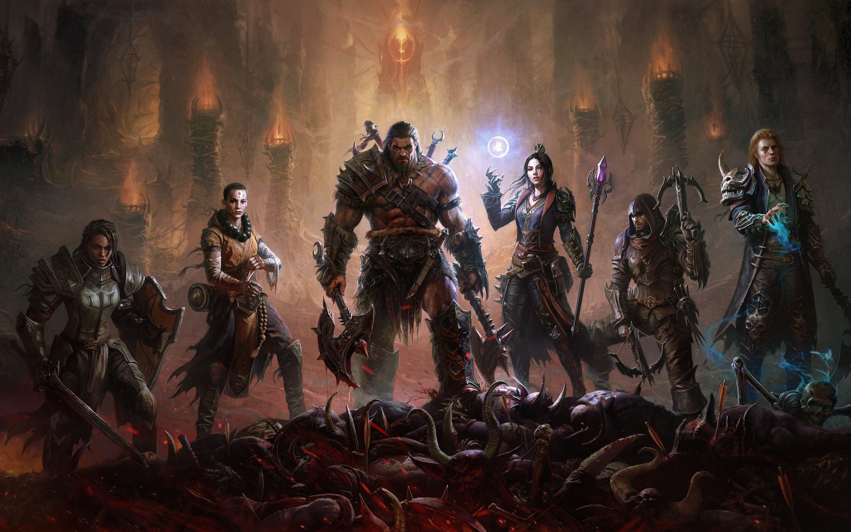 Diablo Immortal Wallpaper 4K, Android games, iOS Games