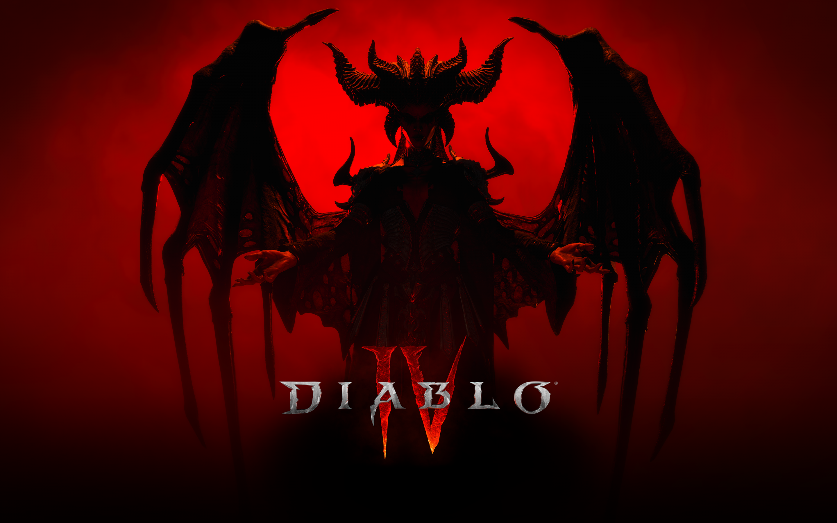 Diablo IV Wallpaper 4K, Lilith, Diablo 4, 2022 Games, Red background