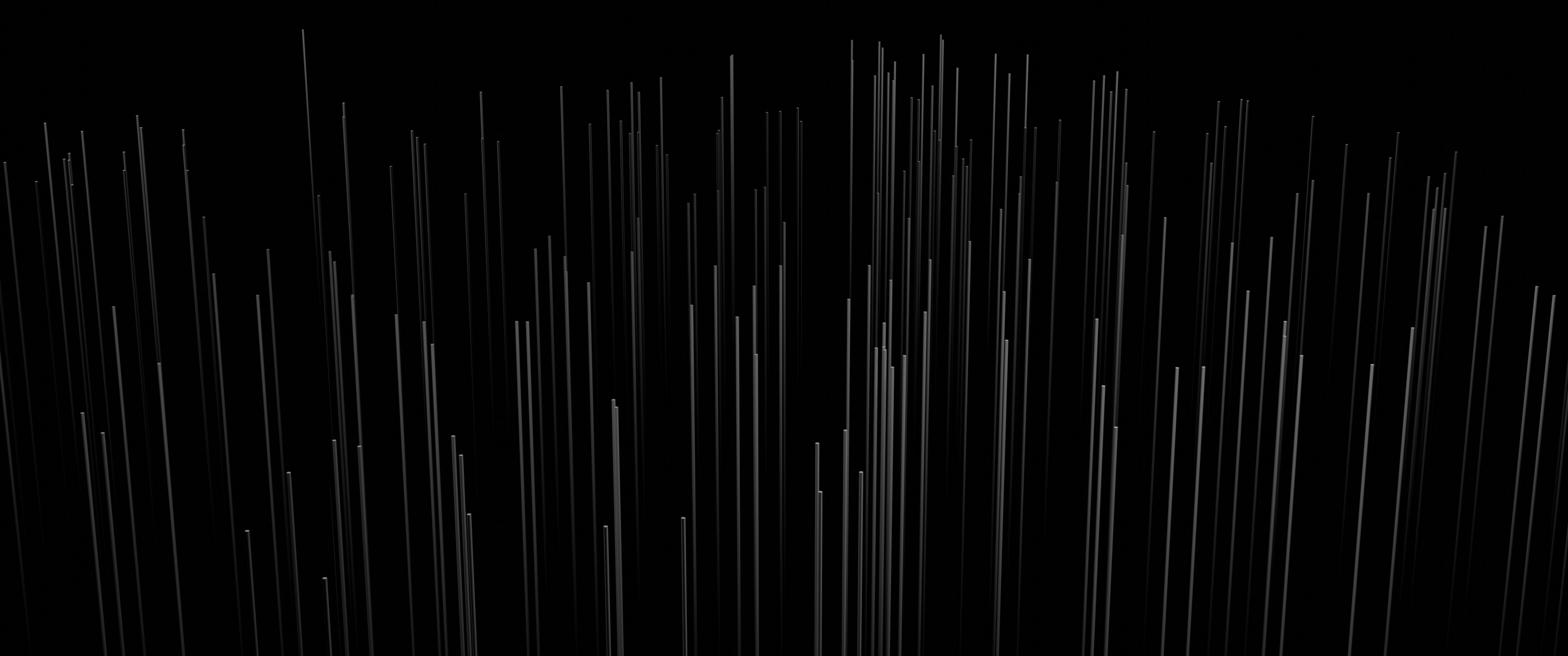 Digital Abstract Wallpaper 4K, 3D Render, Pattern, Black/Dark, #7124