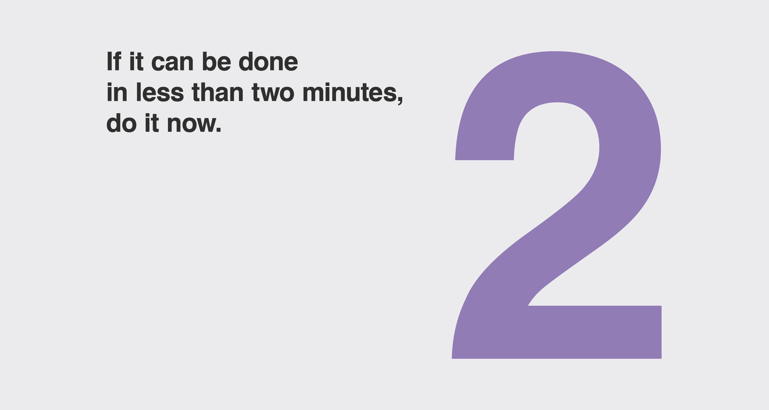 Just Do It Now. – Time Management Ninja