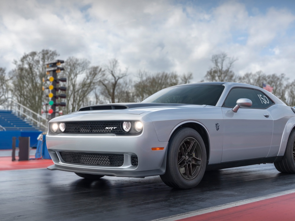 Dodge Challenger SRT Demon Wallpaper 4K, Muscle cars, 2023