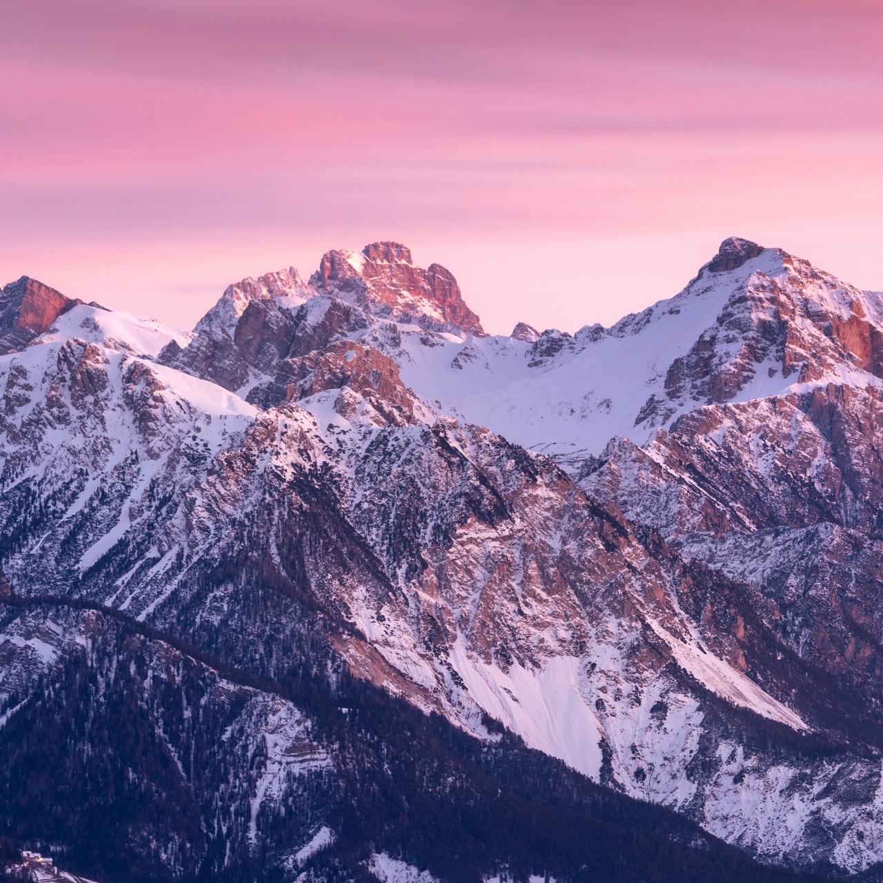 Dolomites Wallpaper 4K, Kronplatz mountain, Italy