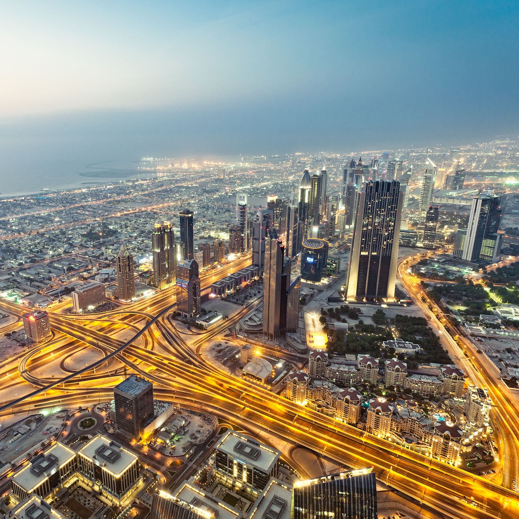 Dubai City Wallpaper 4K, Aerial view, Cityscape, World, #4364