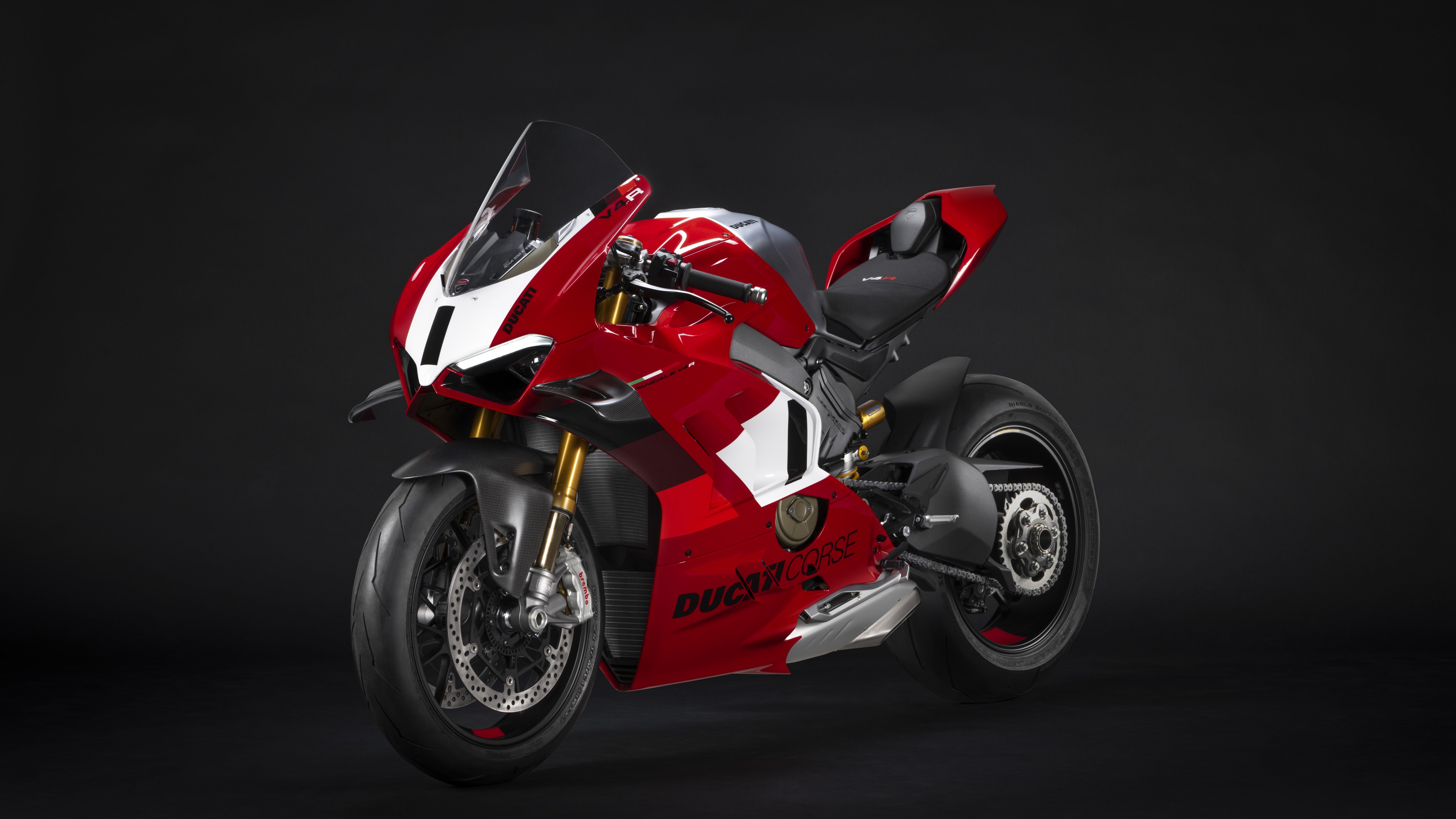 Ducati Panigale V4 R Wallpaper 4K, Sports bikes, Black/Dark, #8862
