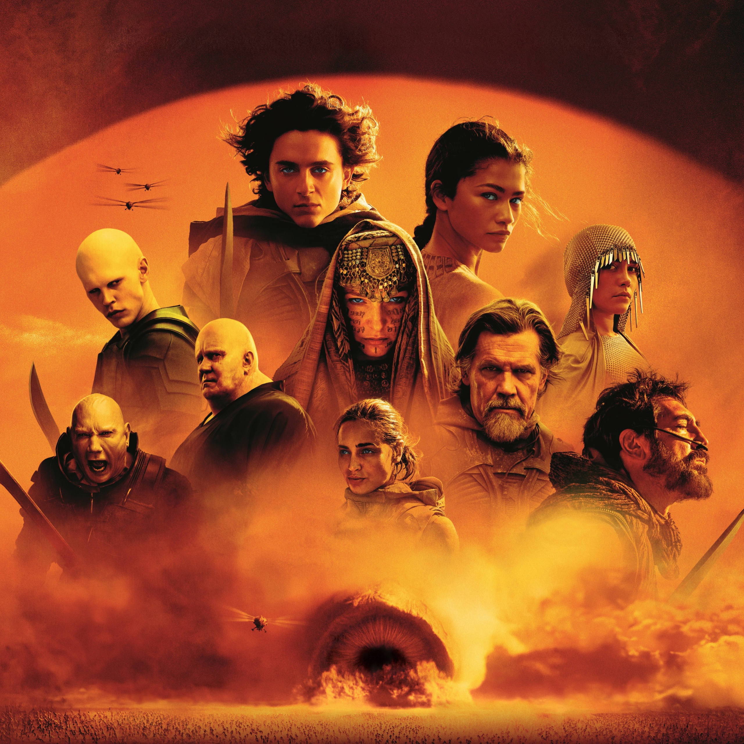 Dune: Part Two Wallpaper 4K, 8K, 2024 Movies, 5K, Movie poster