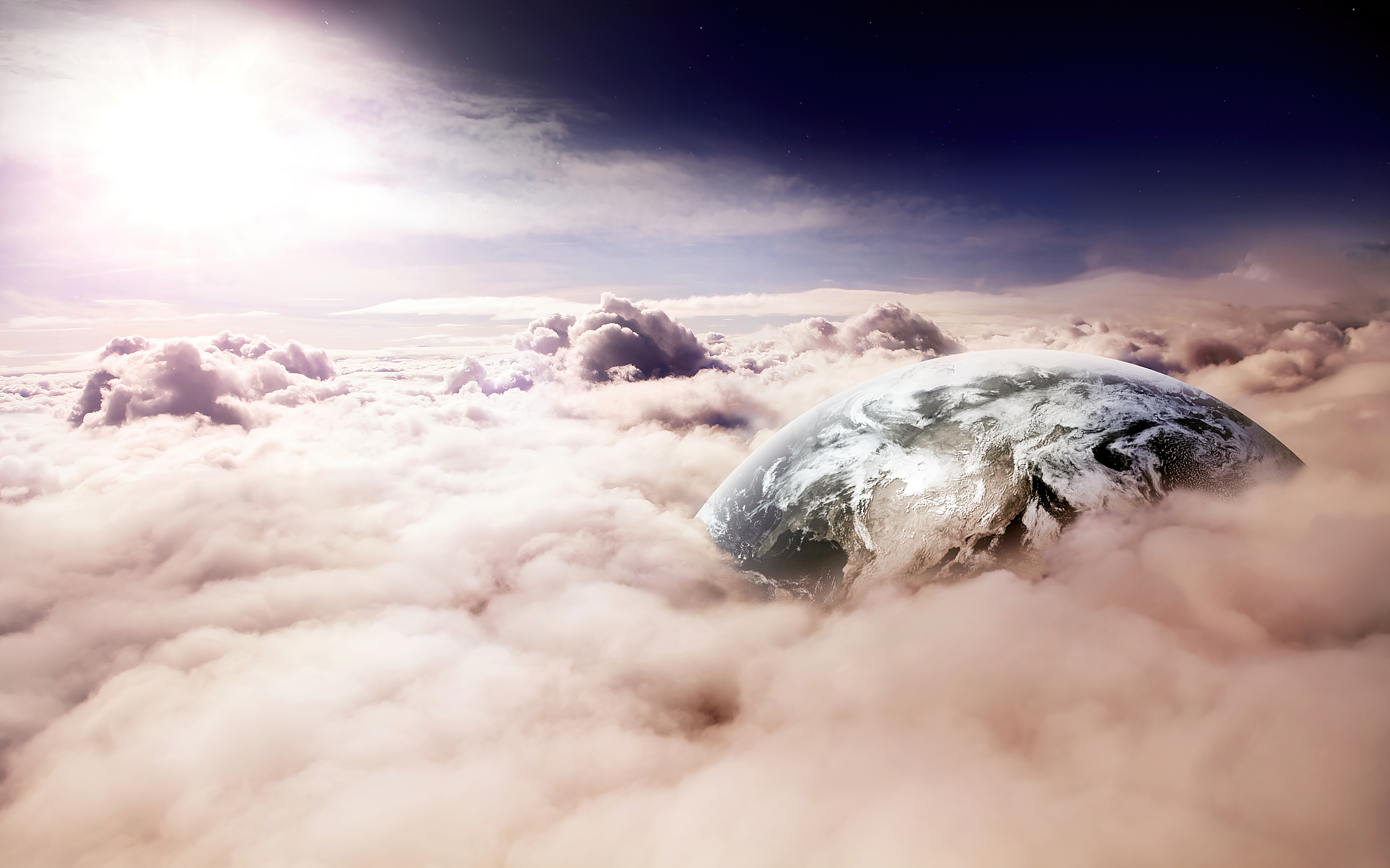 Отзыв земля и небо 4 класс. Космос облака. Атмосферный космос. Необычные планеты. Необычные облака.