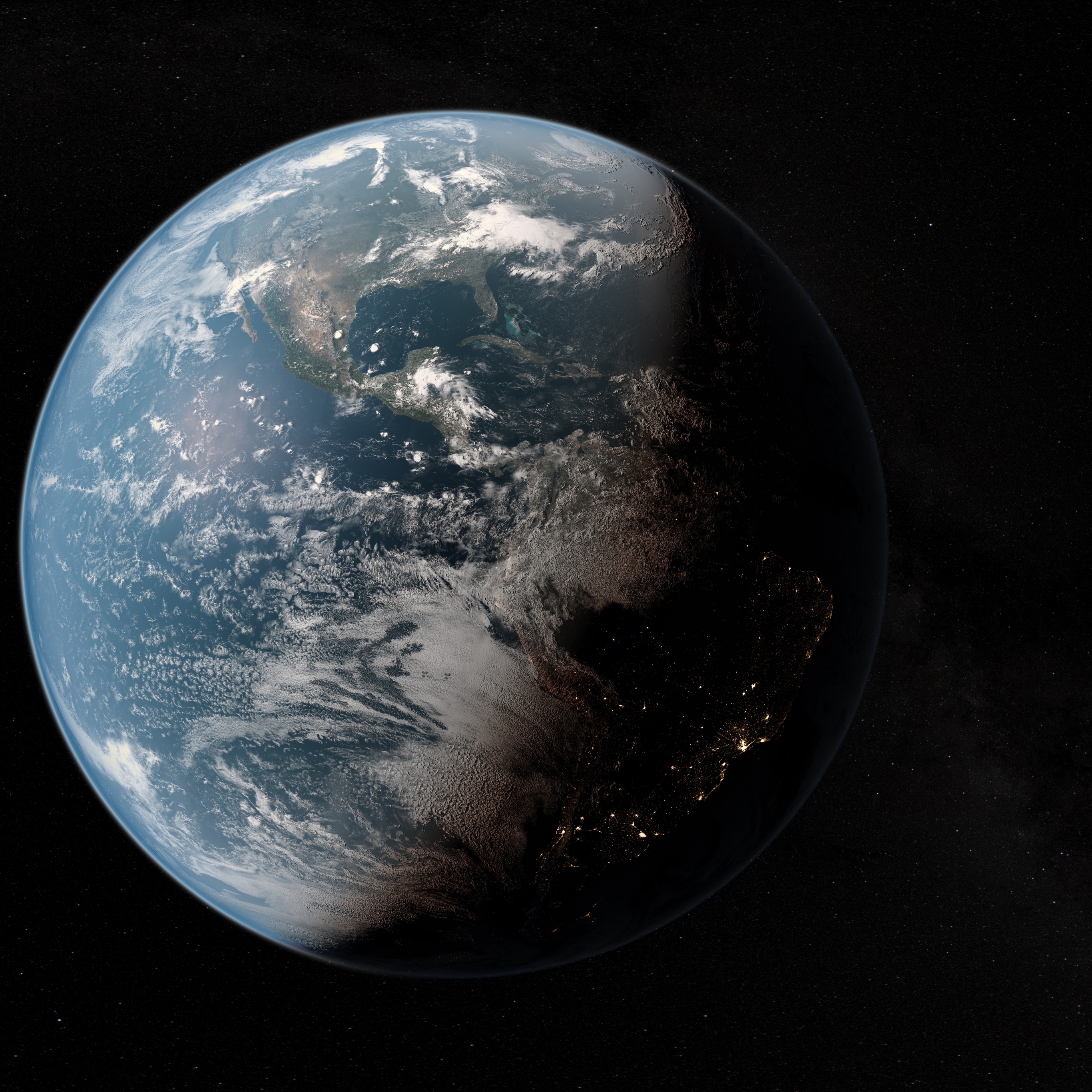 Earth at night Wallpaper 8k HD ID:4107